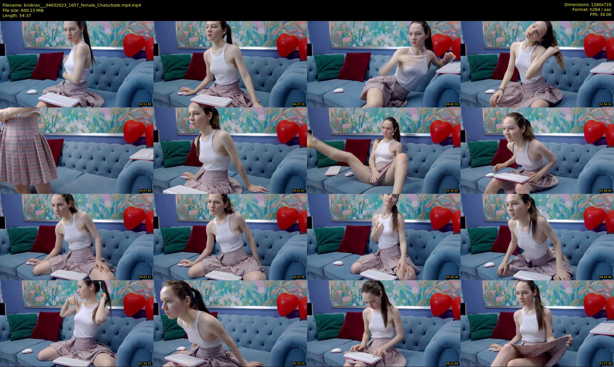 kriskras__ — 55 minute Chaturbate female cam show recording, 720p, Mar 4, 2023