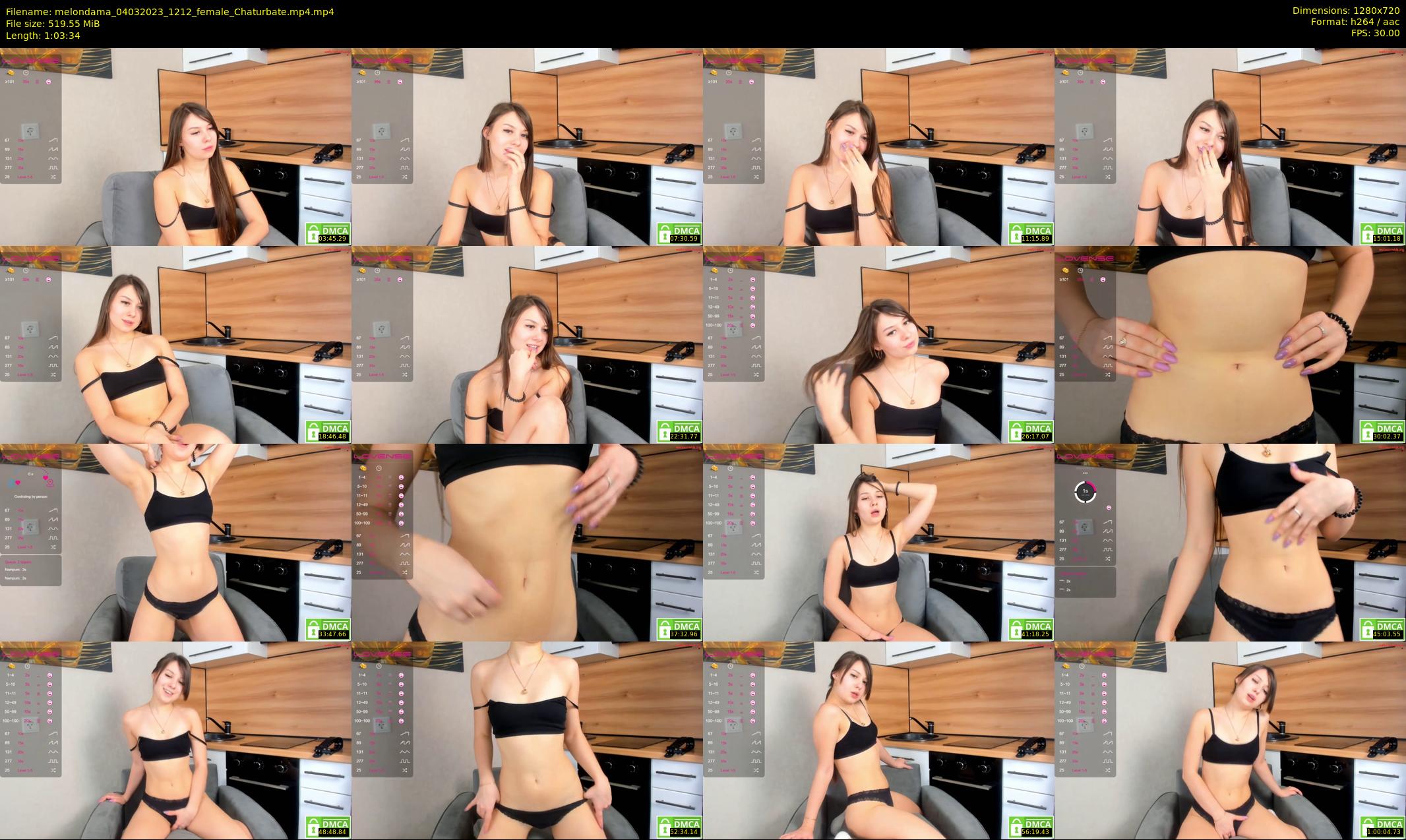 melondama — 64 minute Chaturbate female cam show recording, 720p, Mar 4, 2023