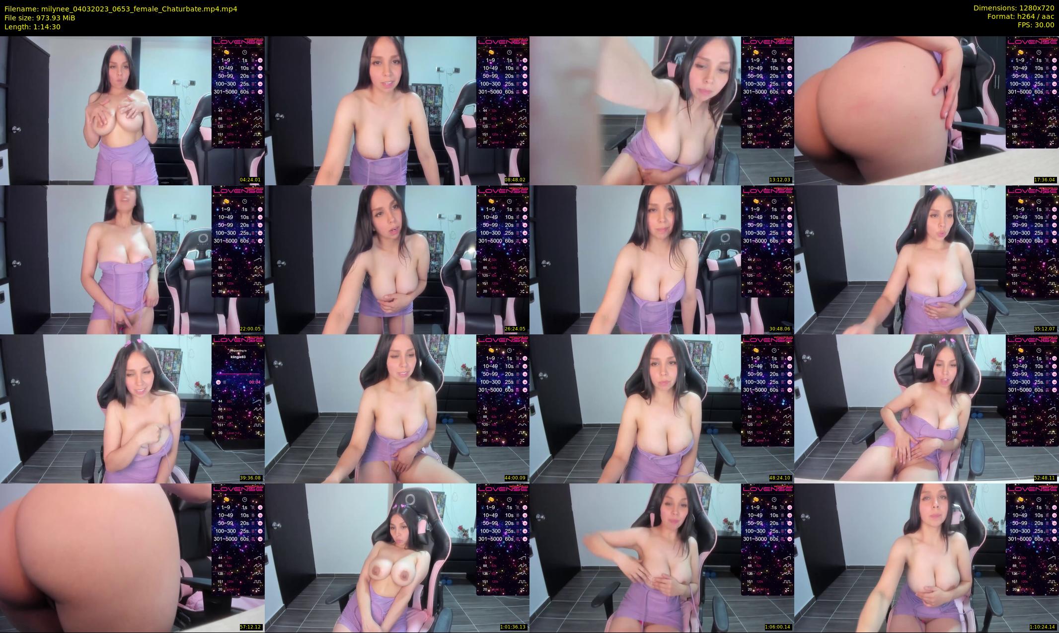 milynee — 75 minute Chaturbate female cam show recording, 720p, Mar 4, 2023