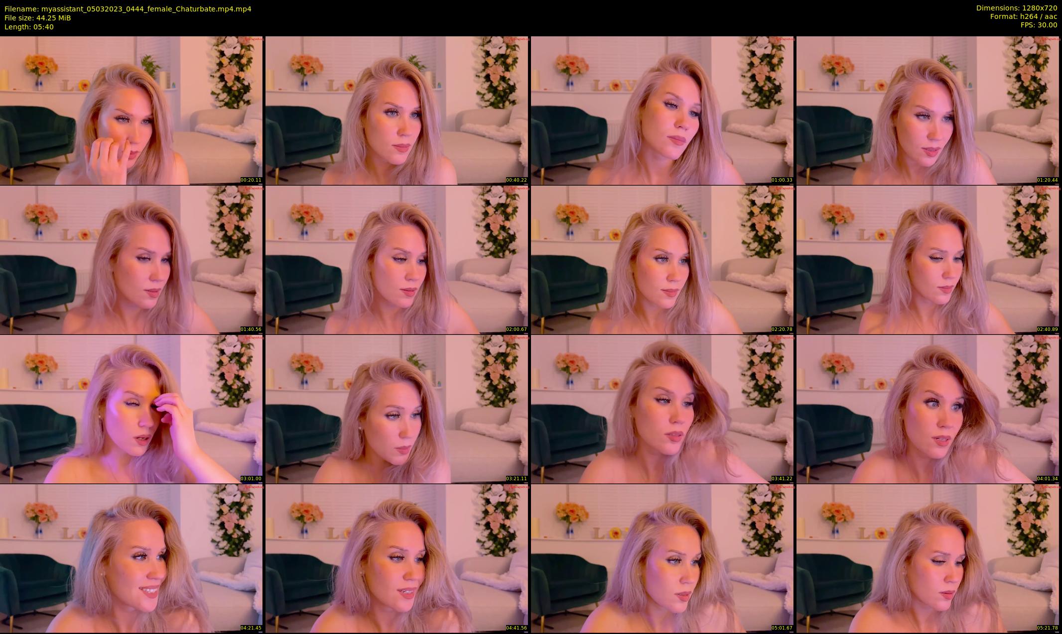 myassistant — 6 minute Chaturbate female cam show recording, 720p, Mar 5, 2023
