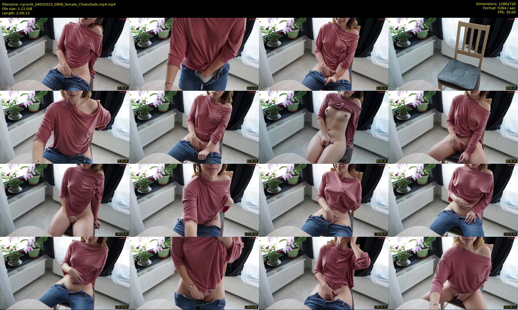 nyconik — 121 minute Chaturbate female cam show recording, 720p, Mar 4, 2023