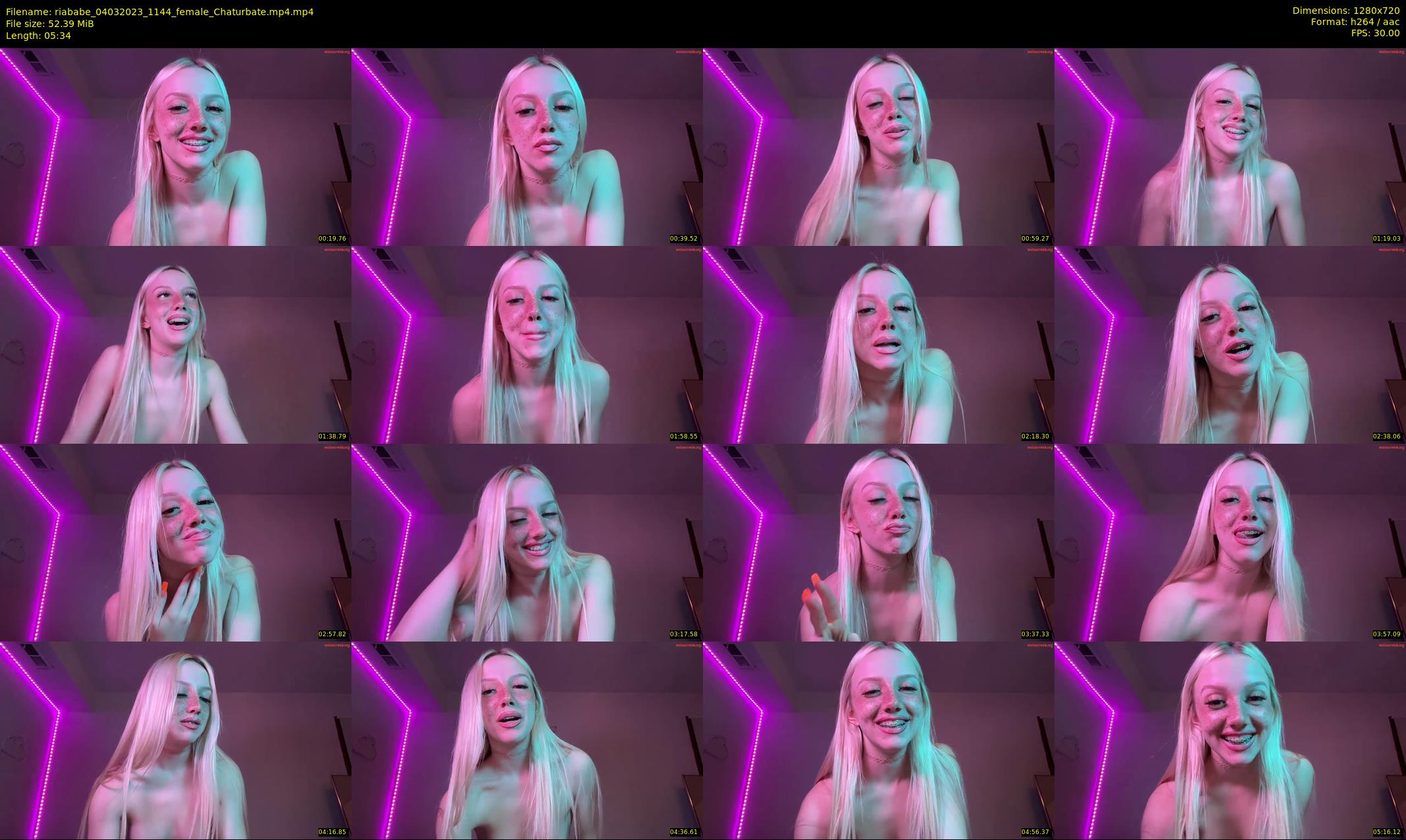 riababe — 6 minute Chaturbate female cam show recording, 720p, Mar 4, 2023
