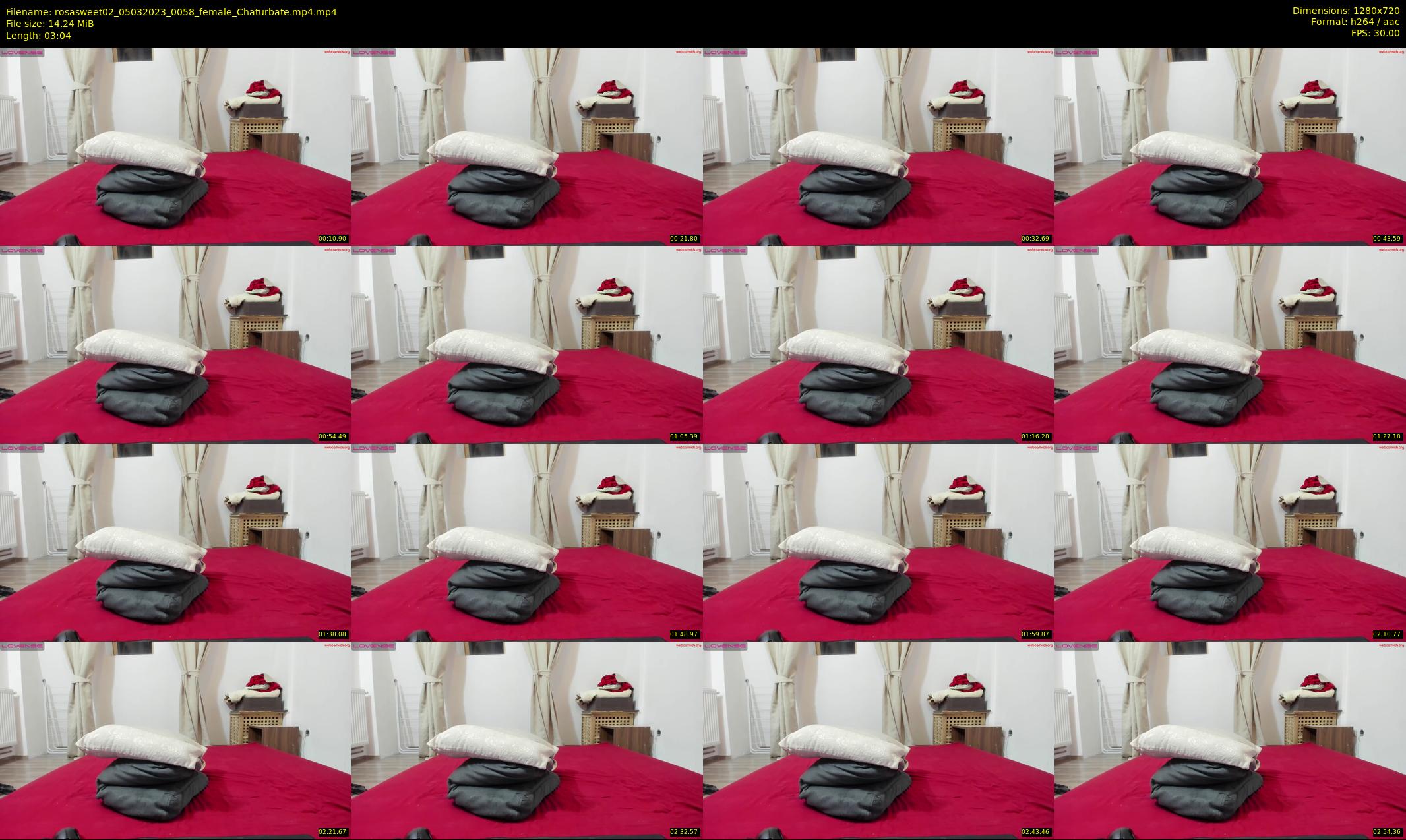 rosasweet02 — 4 minute Chaturbate female cam show recording, 720p, Mar 5, 2023