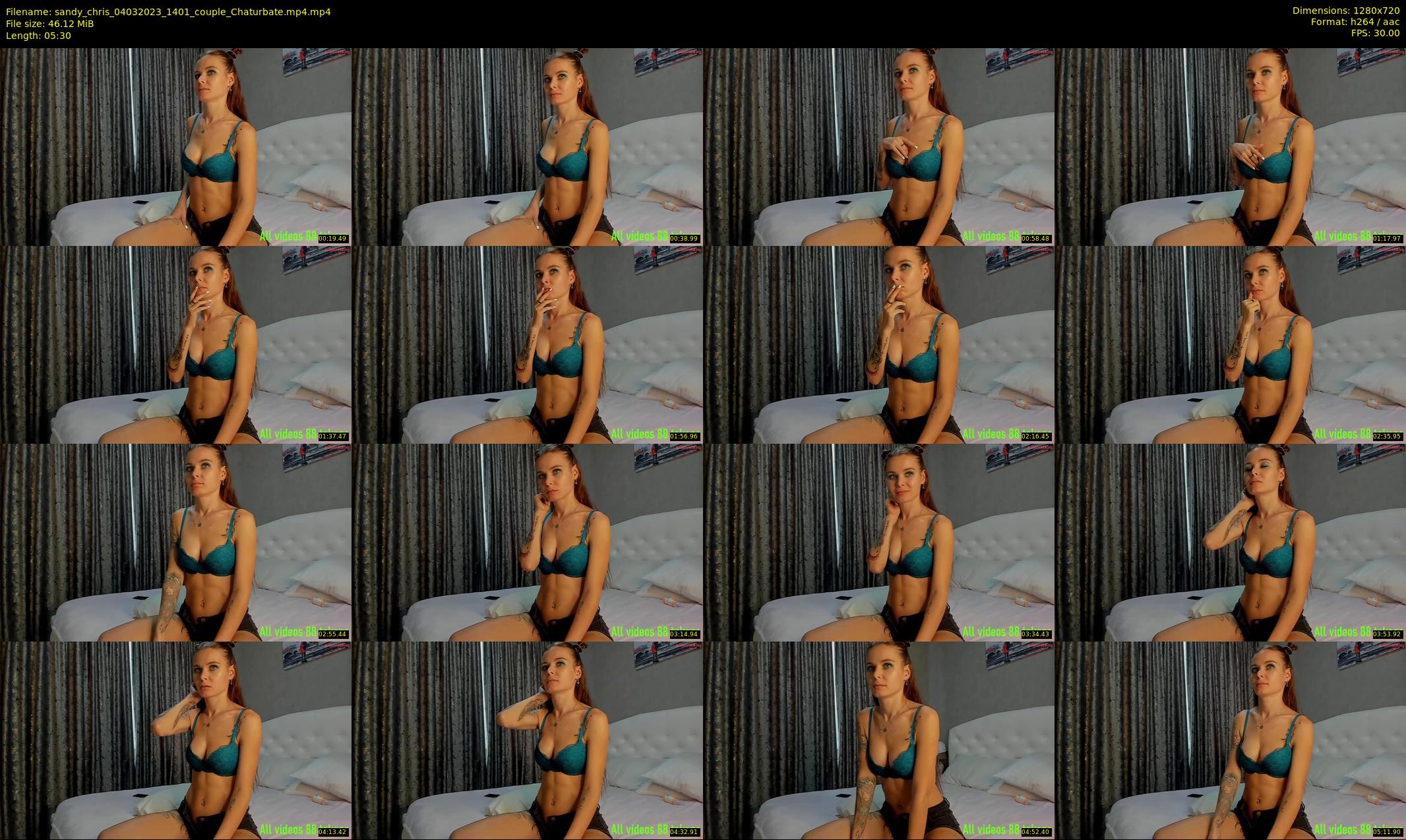 sandy_chris — 6 minute Chaturbate couple cam show recording, 720p, Mar 4, 2023