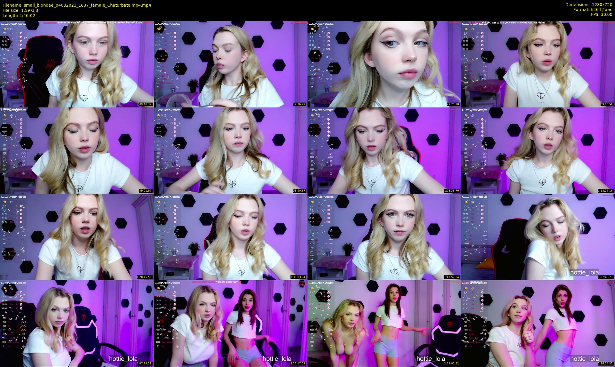 small_blondee — 167 minute Chaturbate female cam show recording, 720p, Mar 4, 2023