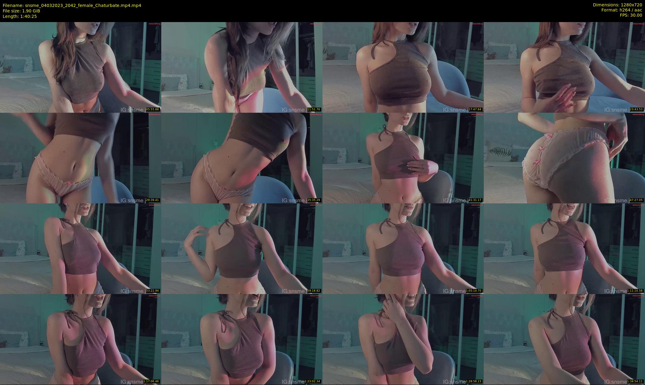 snsme — 101 minute Chaturbate female cam show recording, 720p, Mar 4, 2023