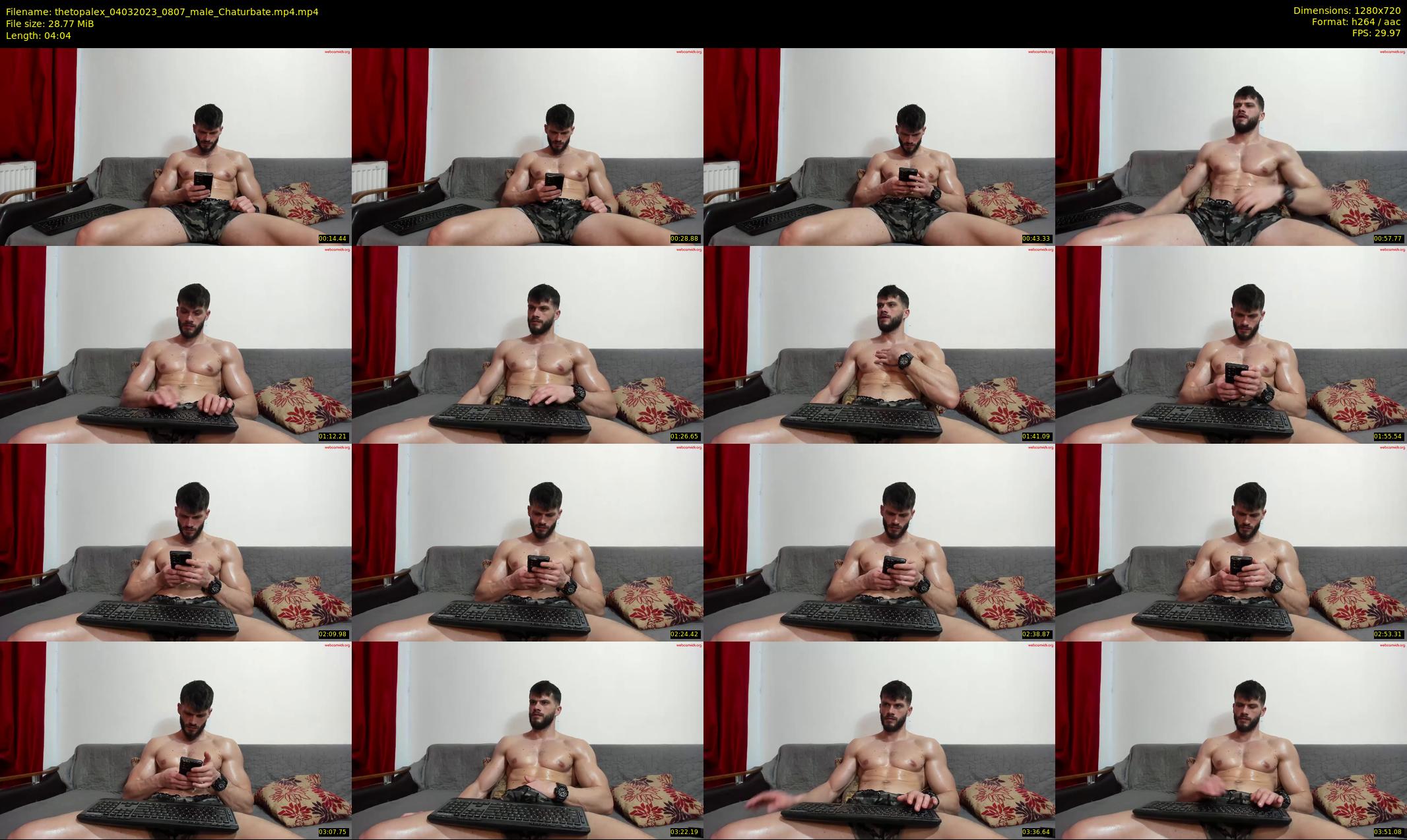 thetopalex — 5 minute Chaturbate male cam show recording, 720p, Mar 4, 2023