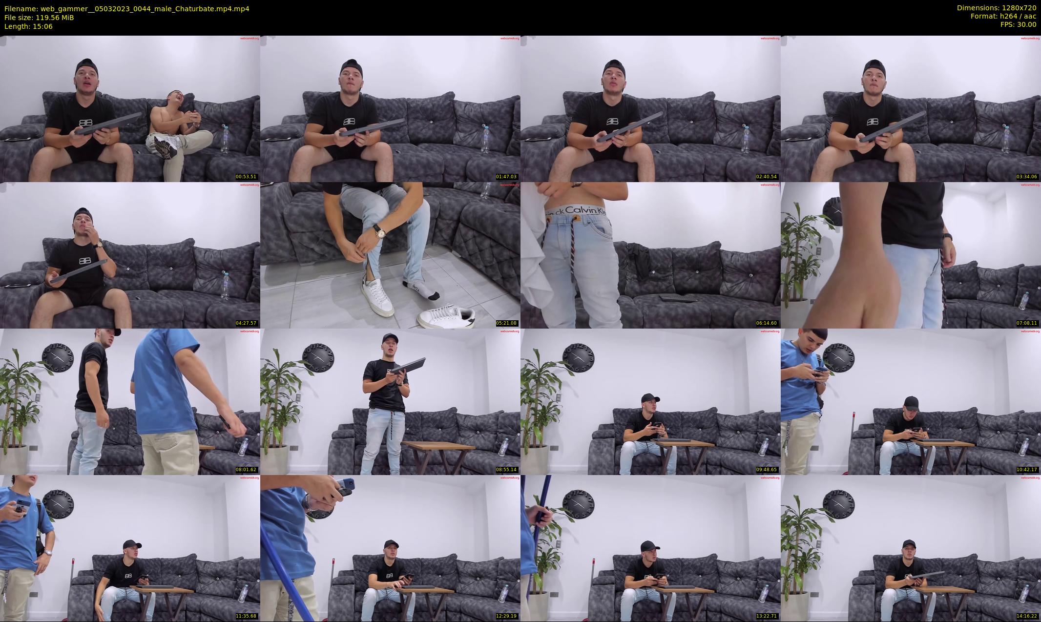 web_gammer_ — 16 minute Chaturbate male cam show recording, 720p, Mar 5, 2023