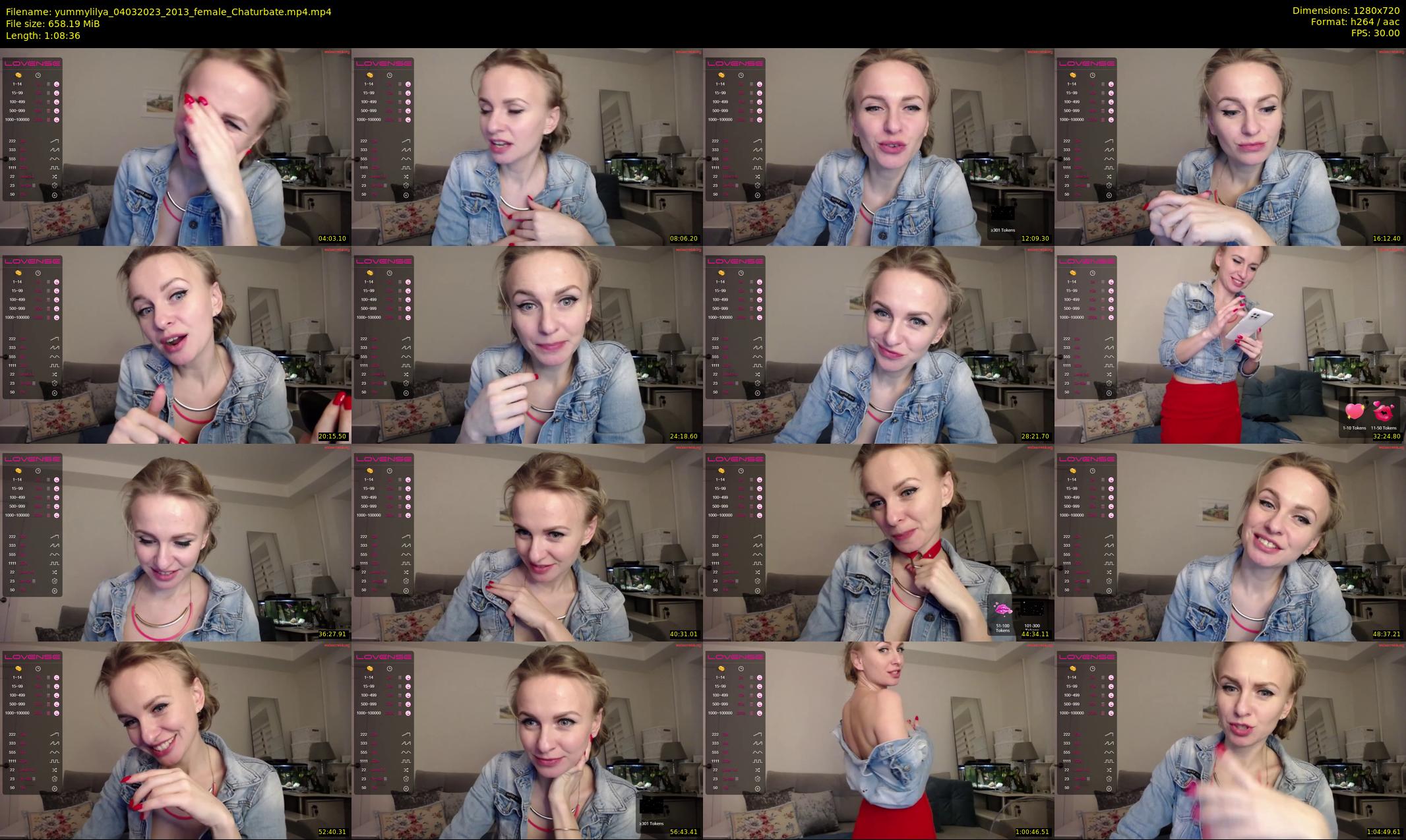 yummylilya — 69 minute Chaturbate female cam show recording, 720p, Mar 4, 2023