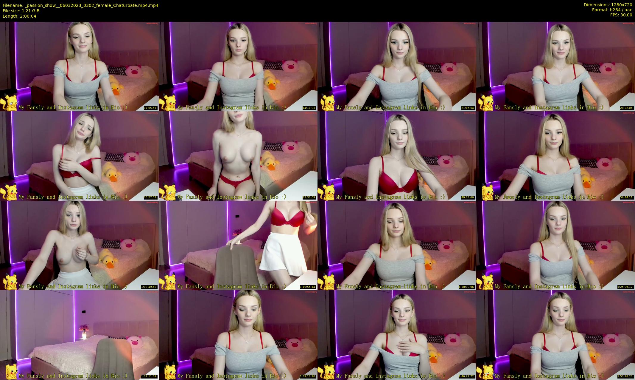 _passion_show_ — 121 minute Chaturbate couple cam show recording, 720p, Mar 6, 2023