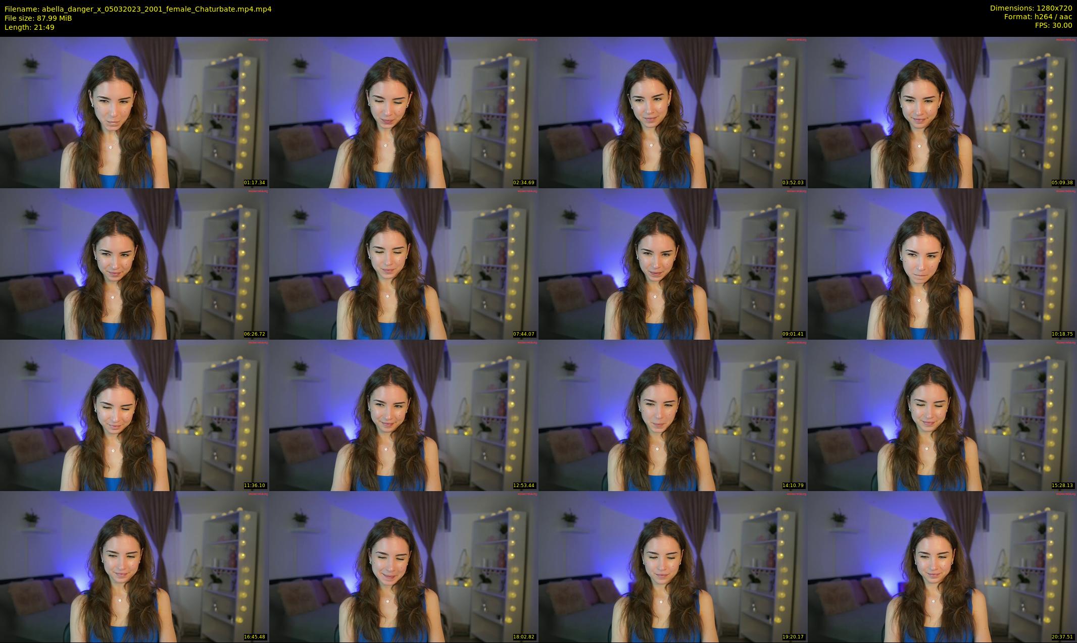 abella_danger_x — 22 minute Chaturbate female cam show recording, 720p, Mar 5, 2023