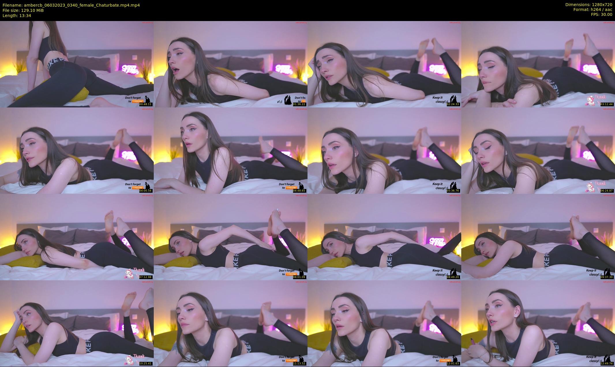 ambercb — 14 minute Chaturbate female cam show recording, 720p, Mar 6, 2023