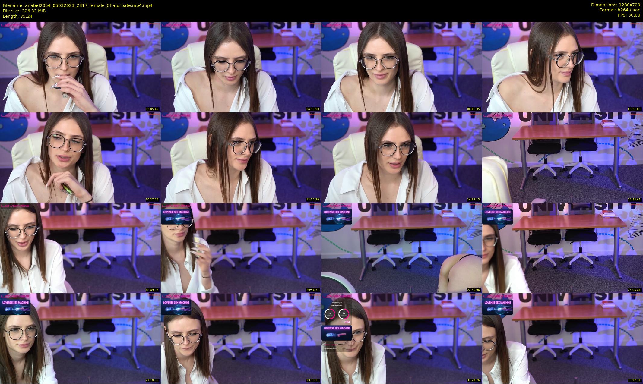 anabel2054 — 36 minute Chaturbate female cam show recording, 720p, Mar 5, 2023