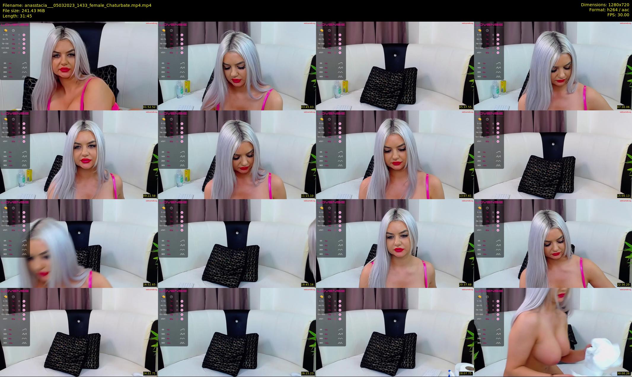 anasstacia__ — 32 minute Chaturbate female cam show recording, 720p, Mar 5, 2023