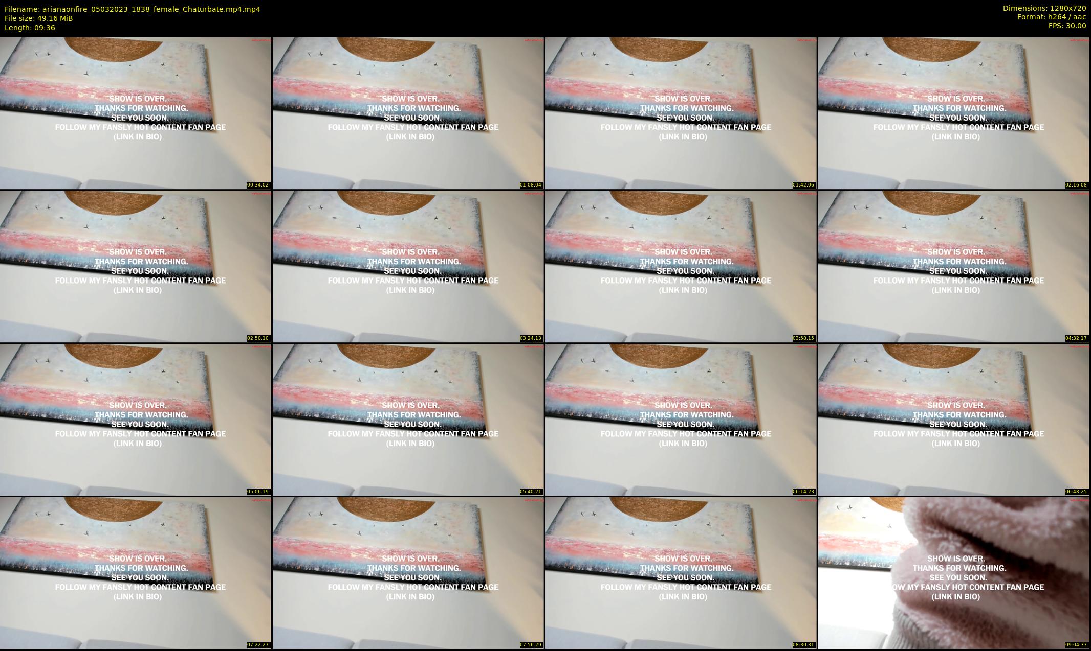 arianaonfire — 10 minute Chaturbate couple cam show recording, 720p, Mar 5, 2023