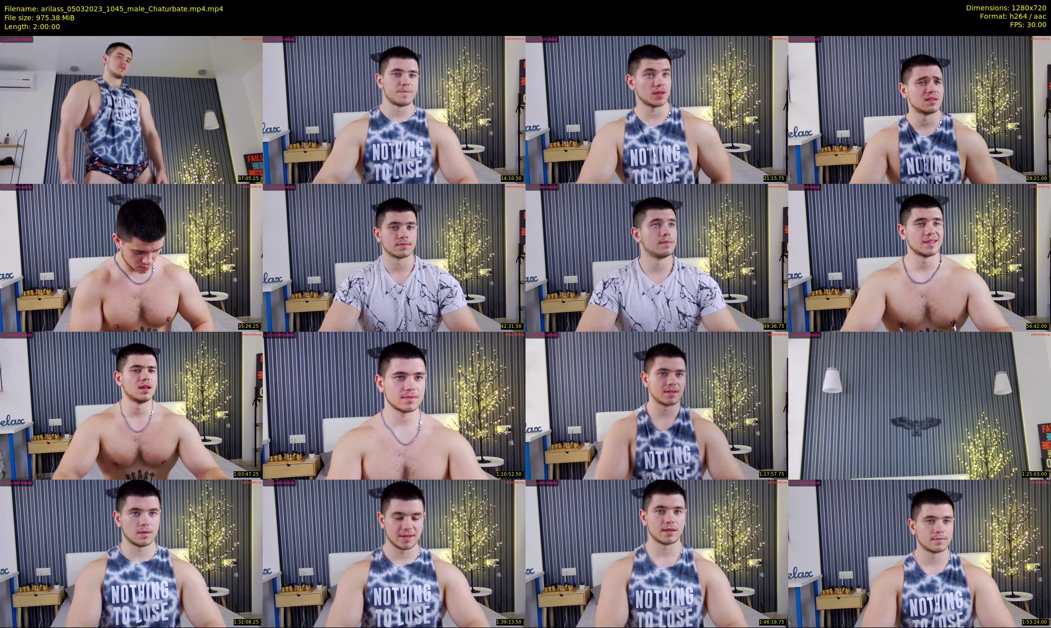 arilass — 120 minute Chaturbate male cam show recording, 720p, Mar 5, 2023