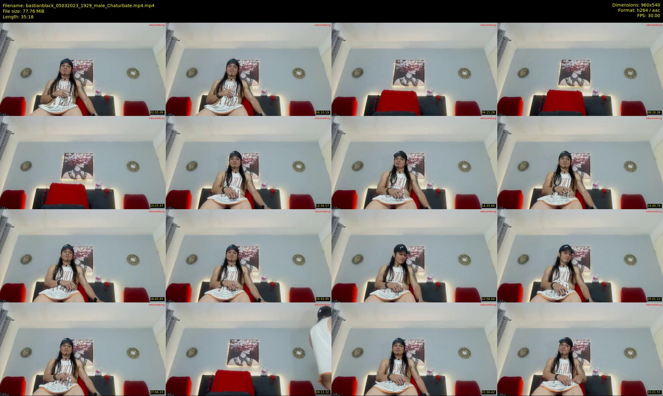 bastianblack — 36 minute Chaturbate male cam show recording, 480p, Mar 5, 2023