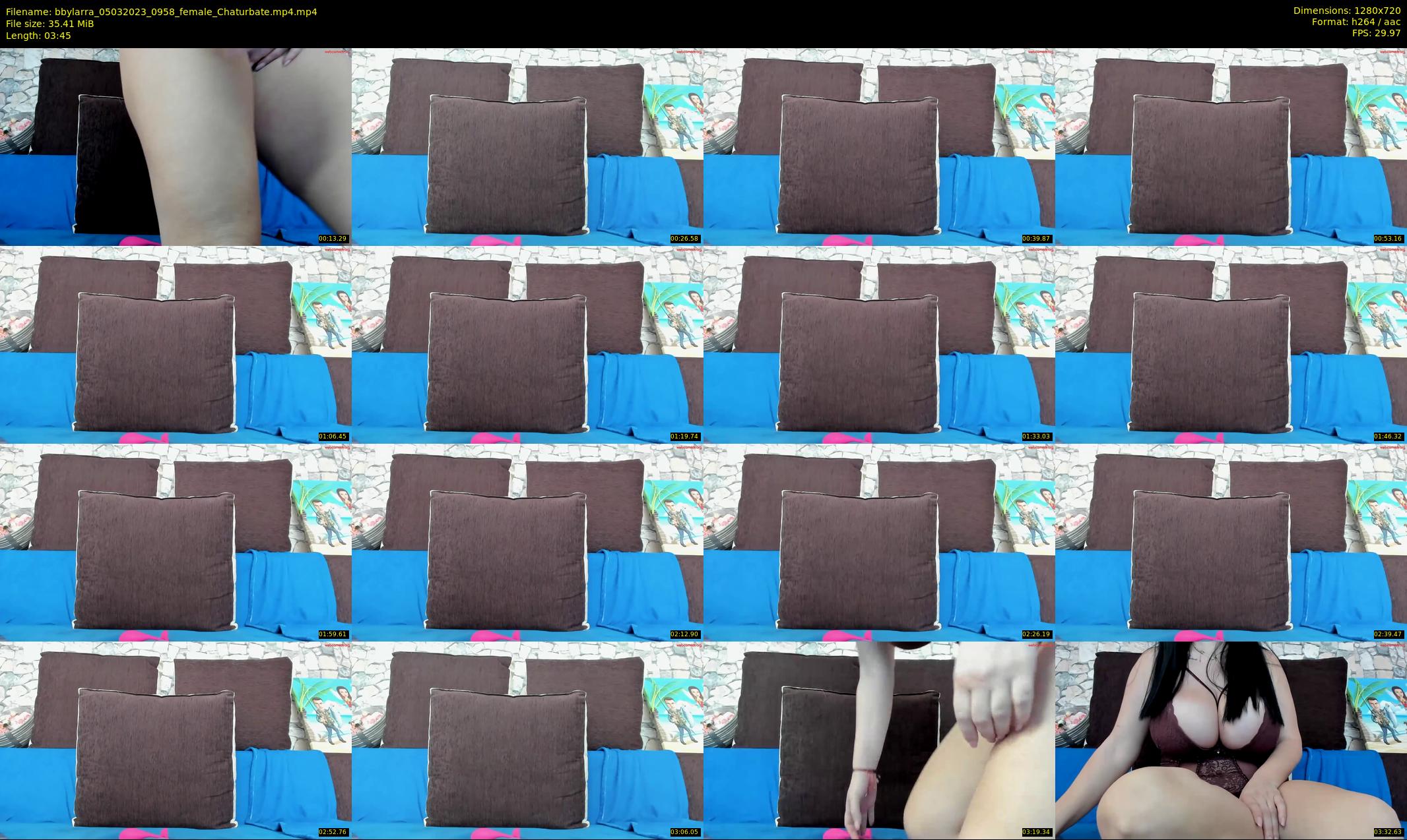 bbylarra — 4 minute Chaturbate couple cam show recording, 720p, Mar 5, 2023