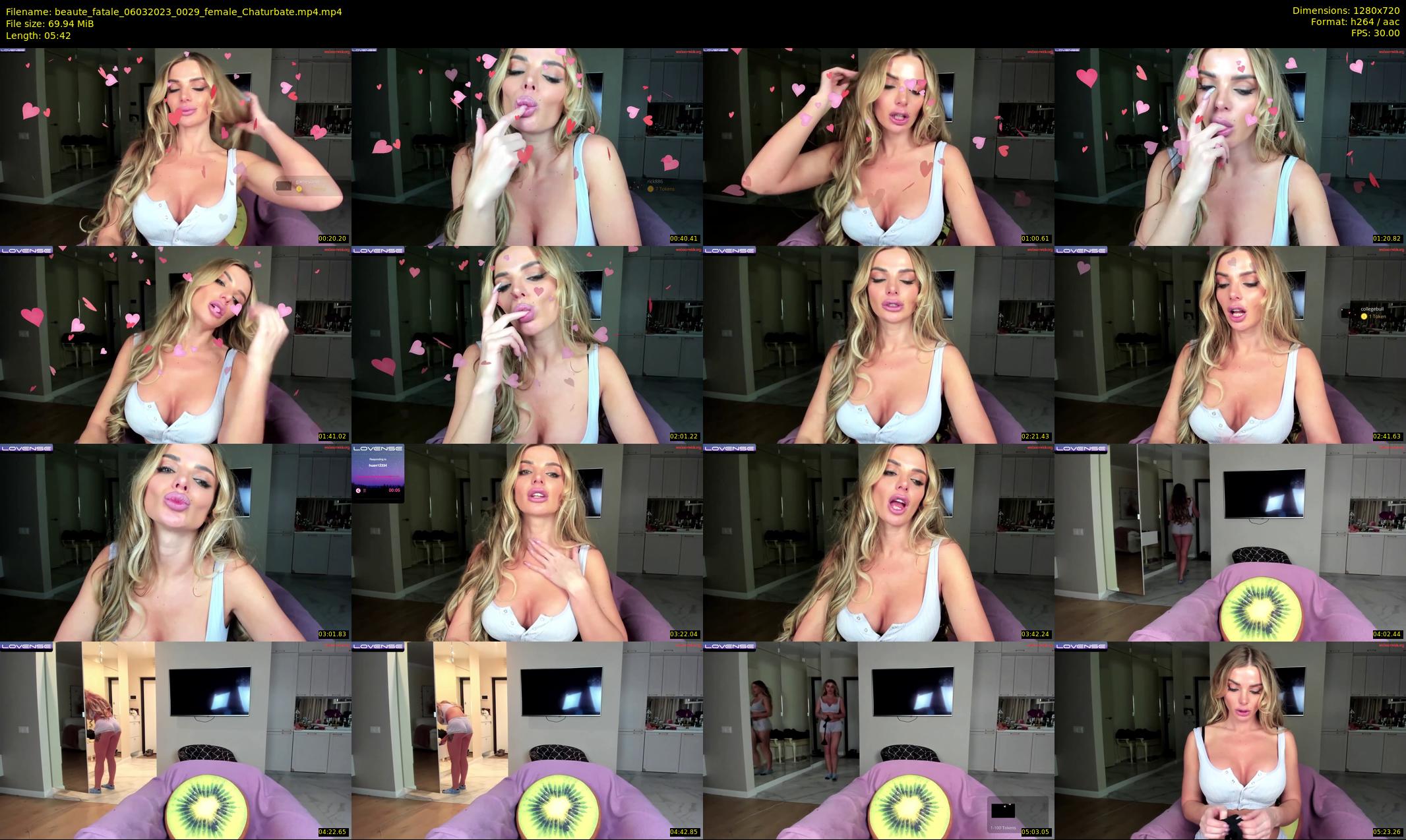 beaute_fatale — 6 minute Chaturbate female cam show recording, 720p, Mar 6, 2023