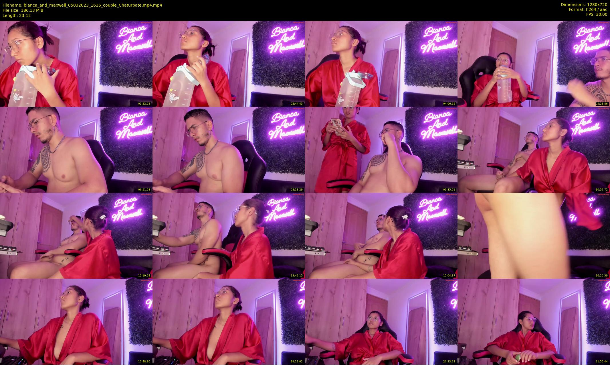 bianca_and_maxwell — 24 minute Chaturbate couple cam show recording, 720p, Mar 5, 2023