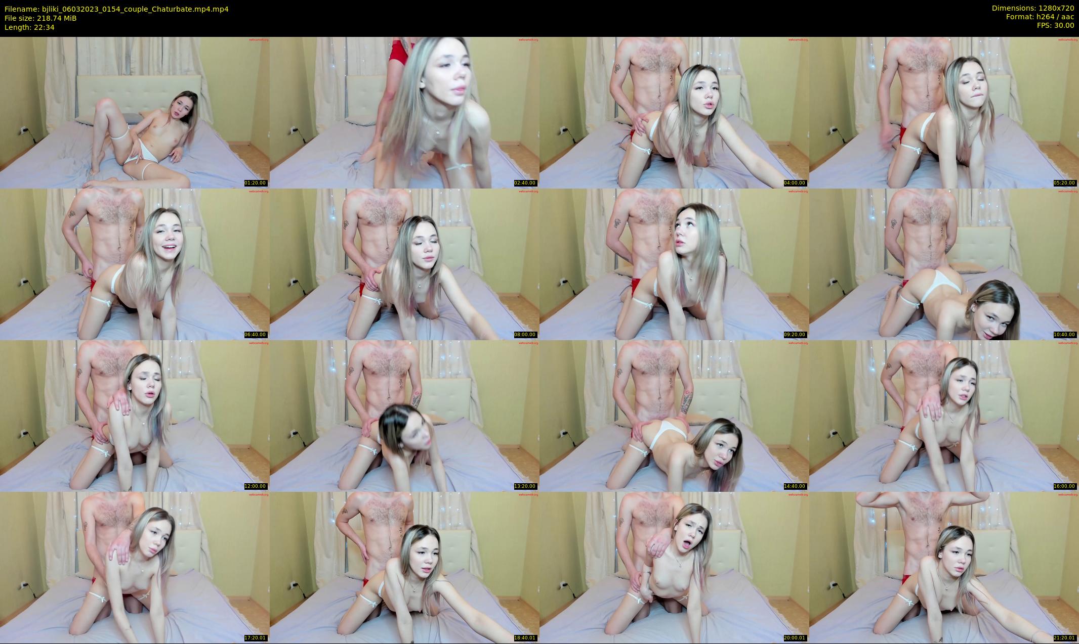 bjliki — 23 minute Chaturbate couple cam show recording, 720p, Mar 6, 2023