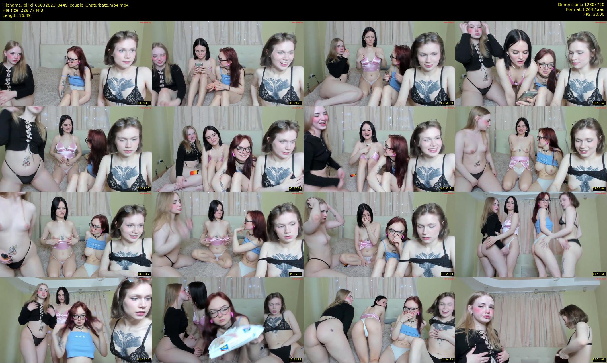 bjliki — 17 minute Chaturbate couple cam show recording, 720p, Mar 6, 2023