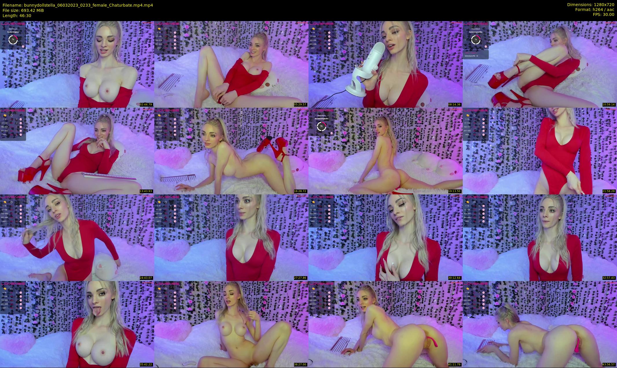 bunnydollstella — 47 minute Chaturbate female cam show recording, 720p, Mar 6, 2023