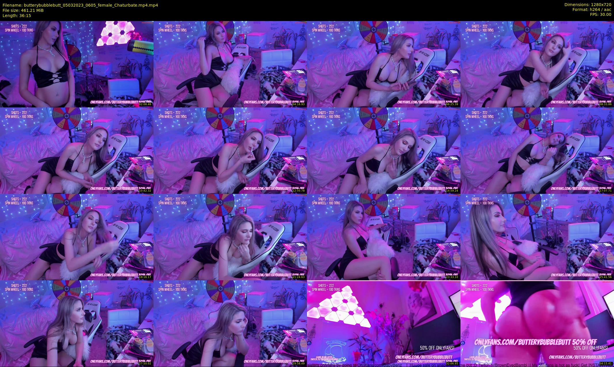 butterybubblebutt — 37 minute Chaturbate couple cam show recording, 720p, Mar 5, 2023