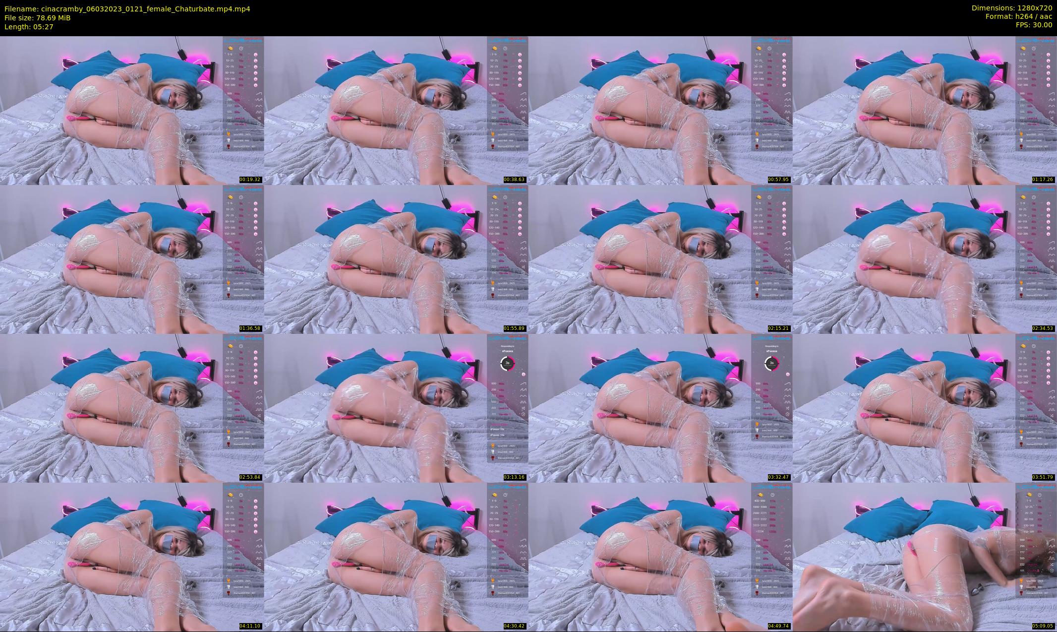 cinacramby — 6 minute Chaturbate female cam show recording, 720p, Mar 6, 2023