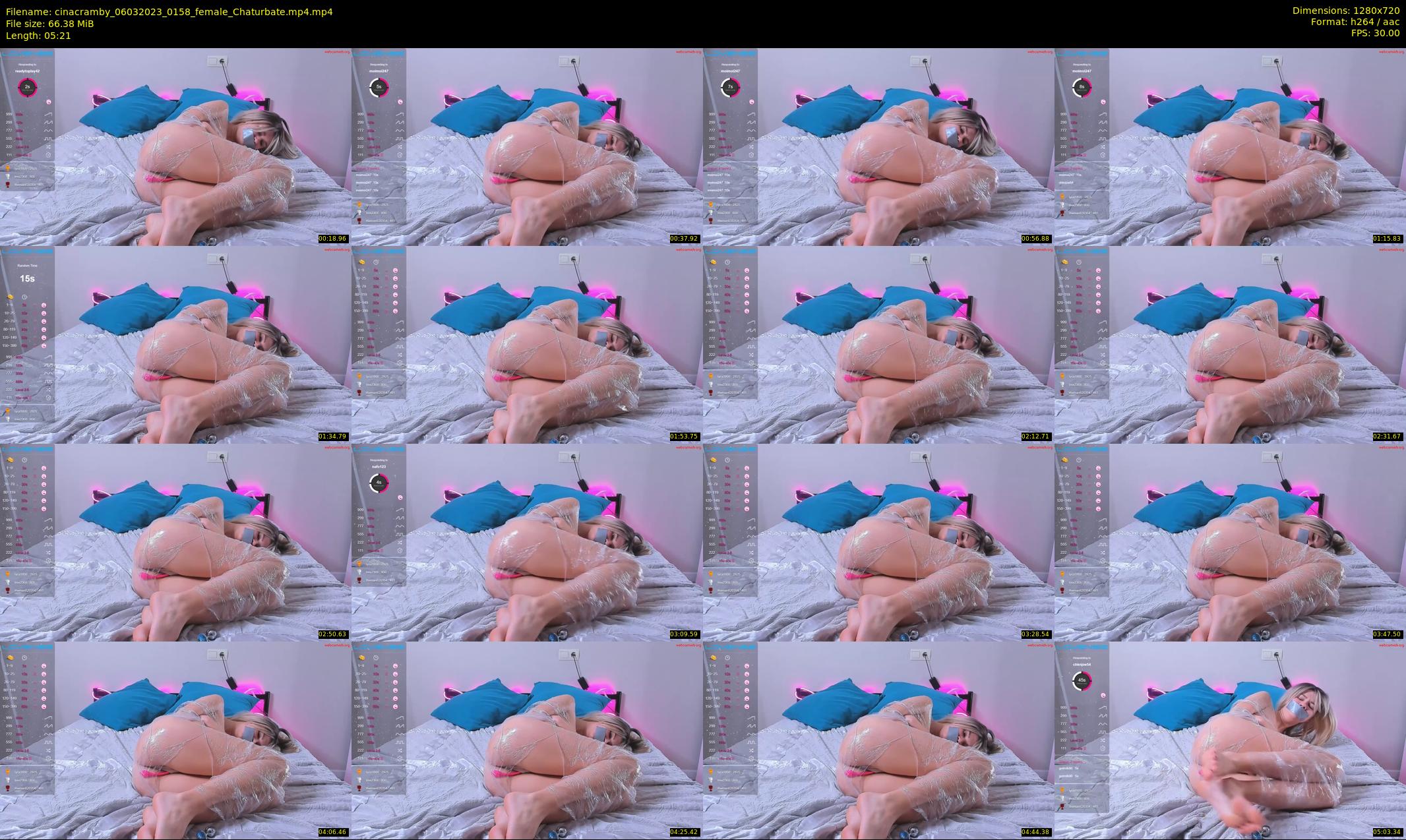 cinacramby — 6 minute Chaturbate female cam show recording, 720p, Mar 6, 2023