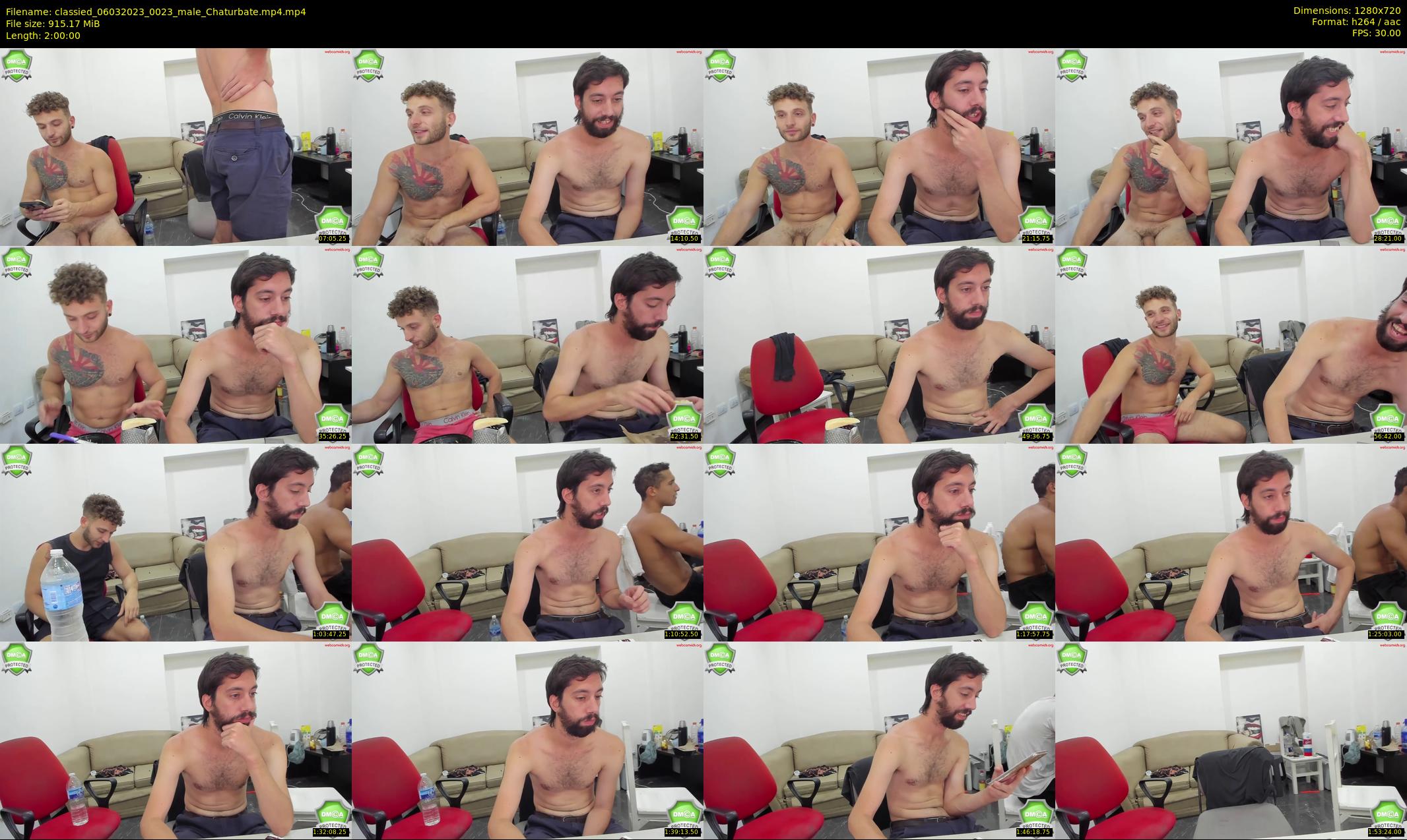 classied — 120 minute Chaturbate male cam show recording, 720p, Mar 6, 2023