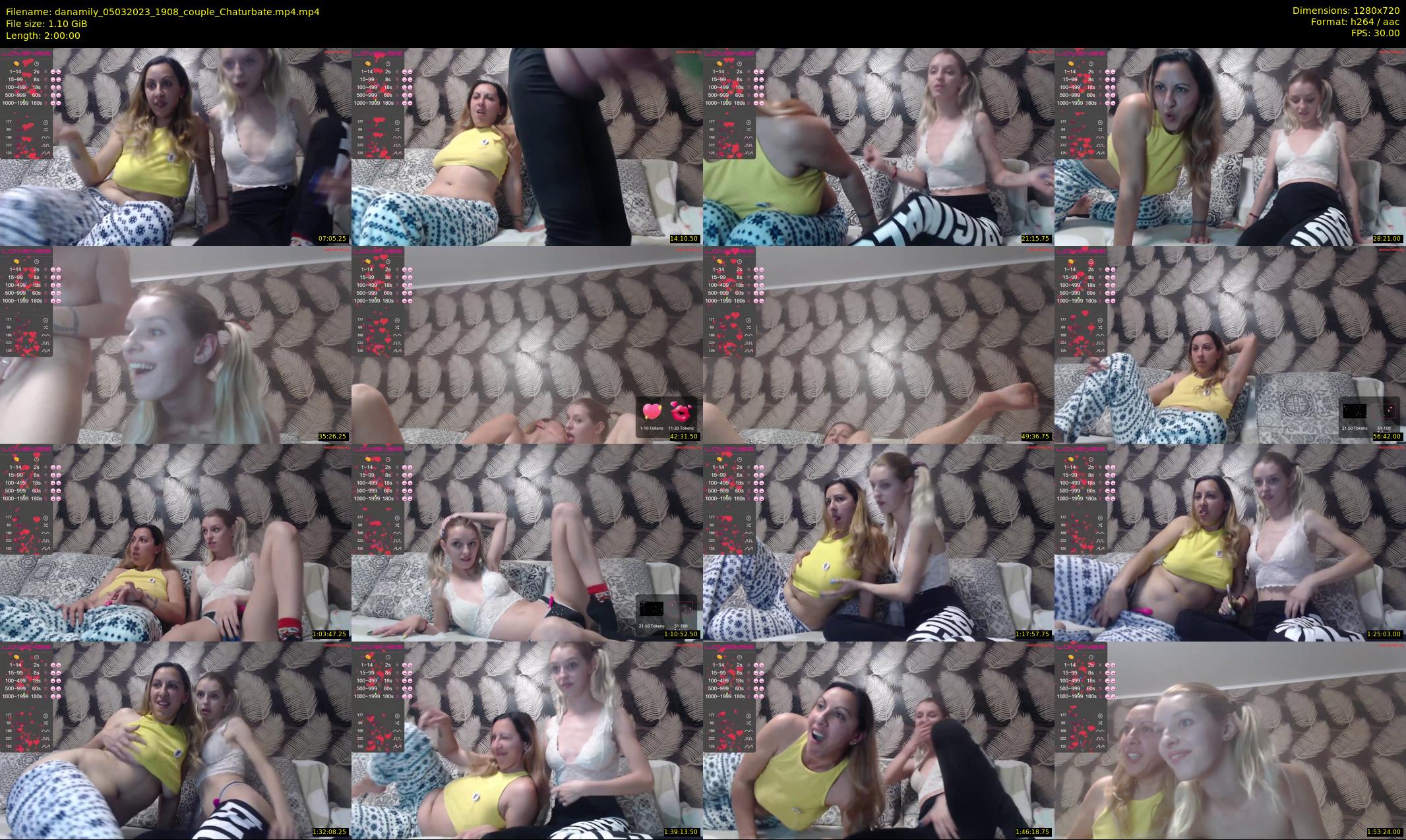 danamily — 120 minute Chaturbate female cam show recording, 720p, Mar 5, 2023