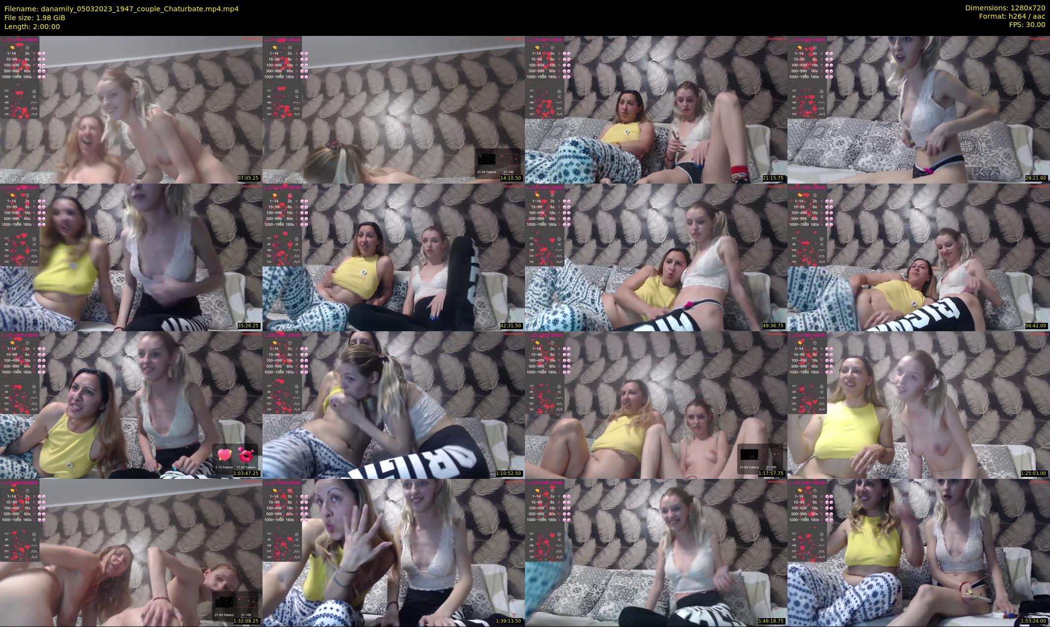 danamily — 120 minute Chaturbate female cam show recording, 720p, Mar 5, 2023