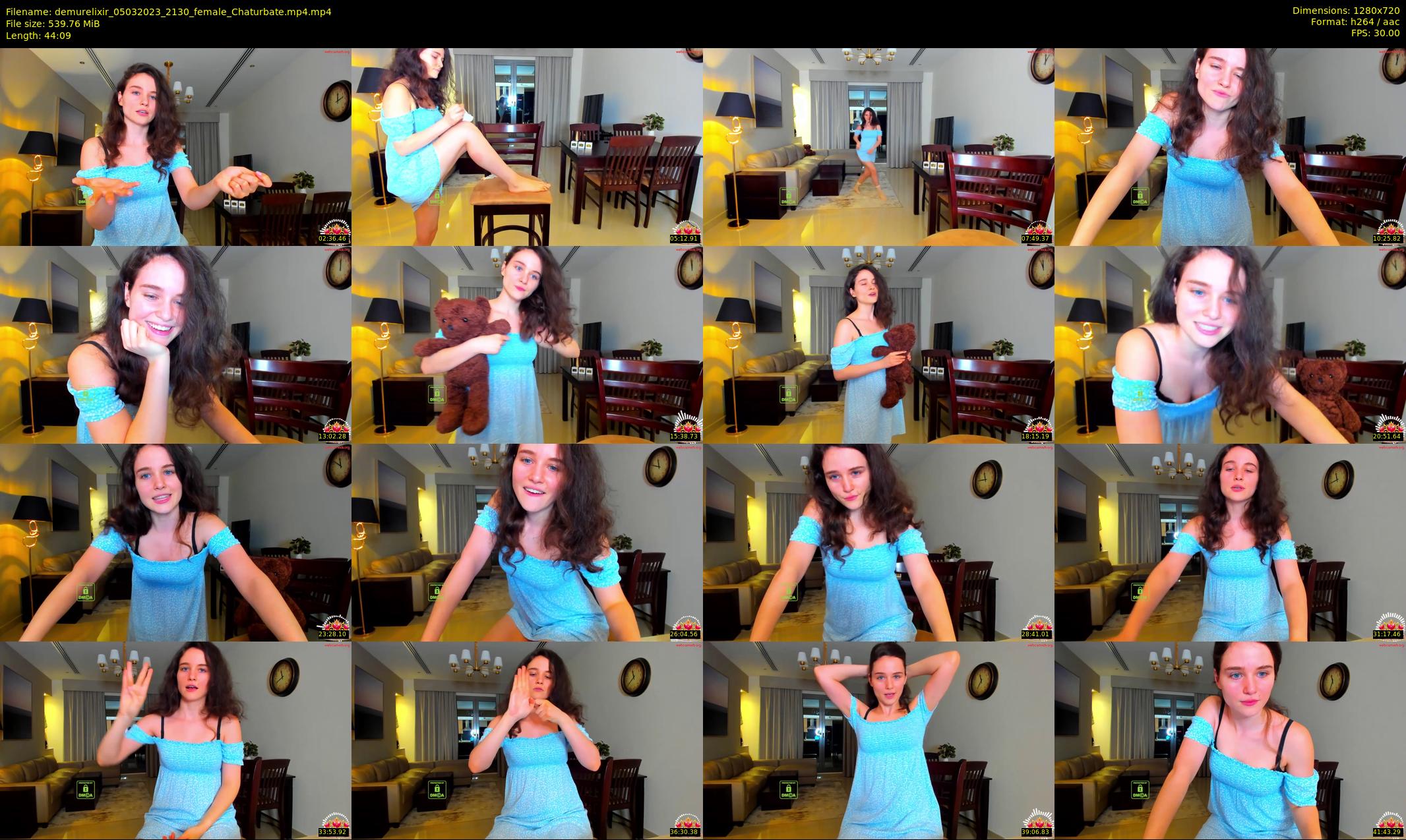 demurelixir — 45 minute Chaturbate female cam show recording, 720p, Mar 5, 2023