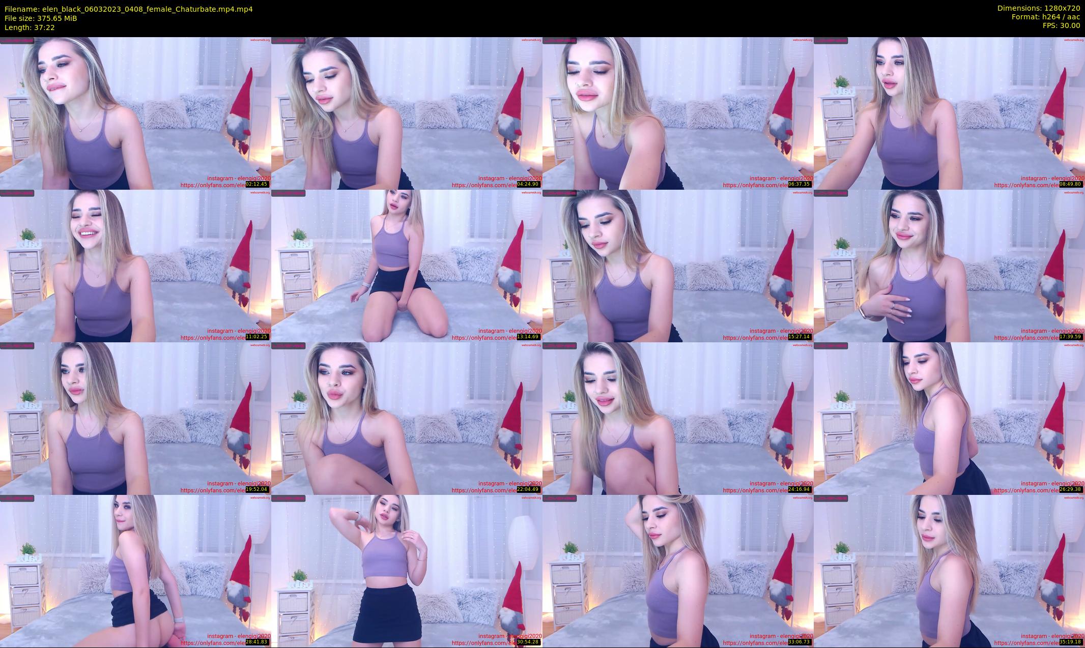elen_black — 38 minute Chaturbate female cam show recording, 720p, Mar 6, 2023