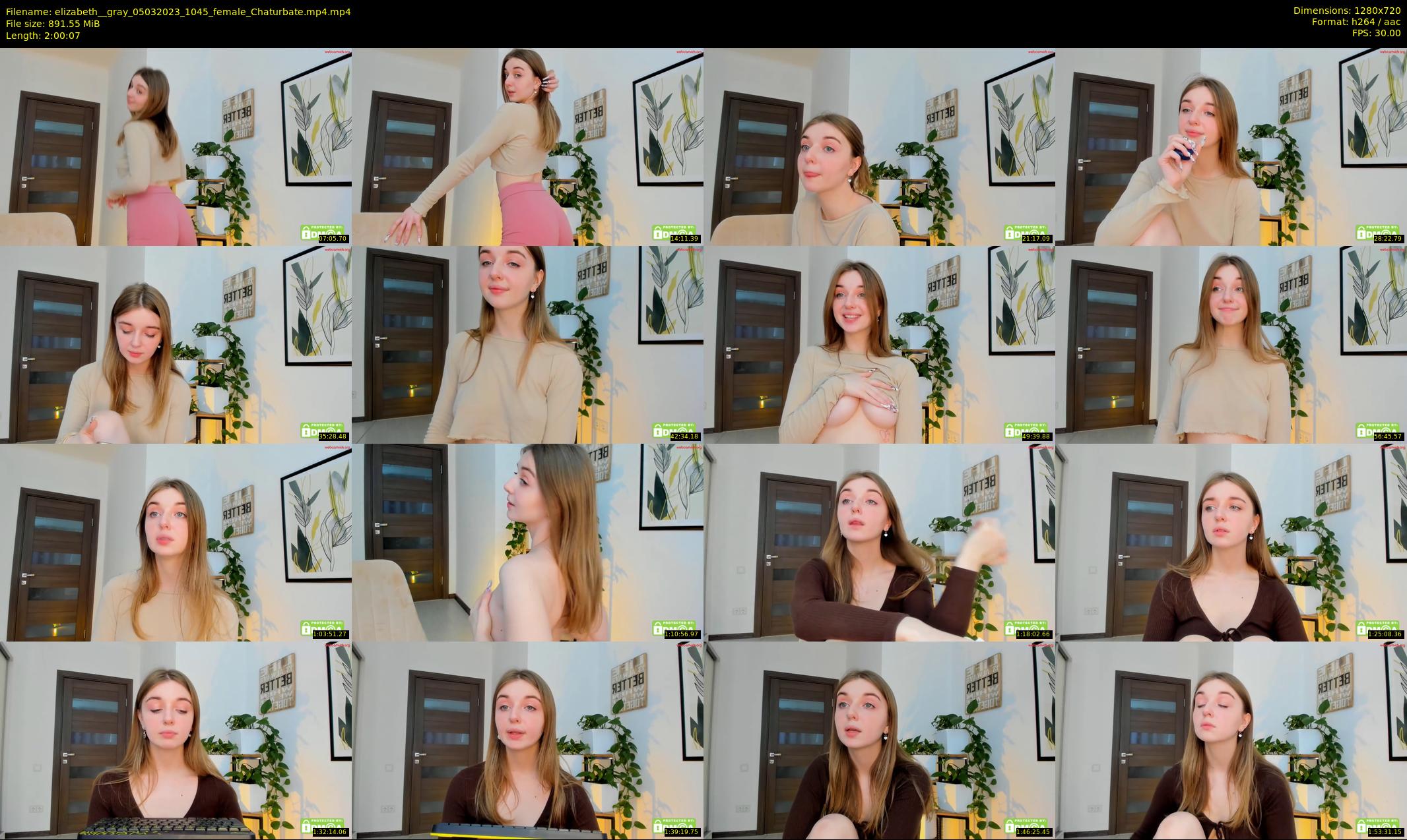 elizabeth__gray — 121 minute Chaturbate female cam show recording, 720p, Mar 5, 2023
