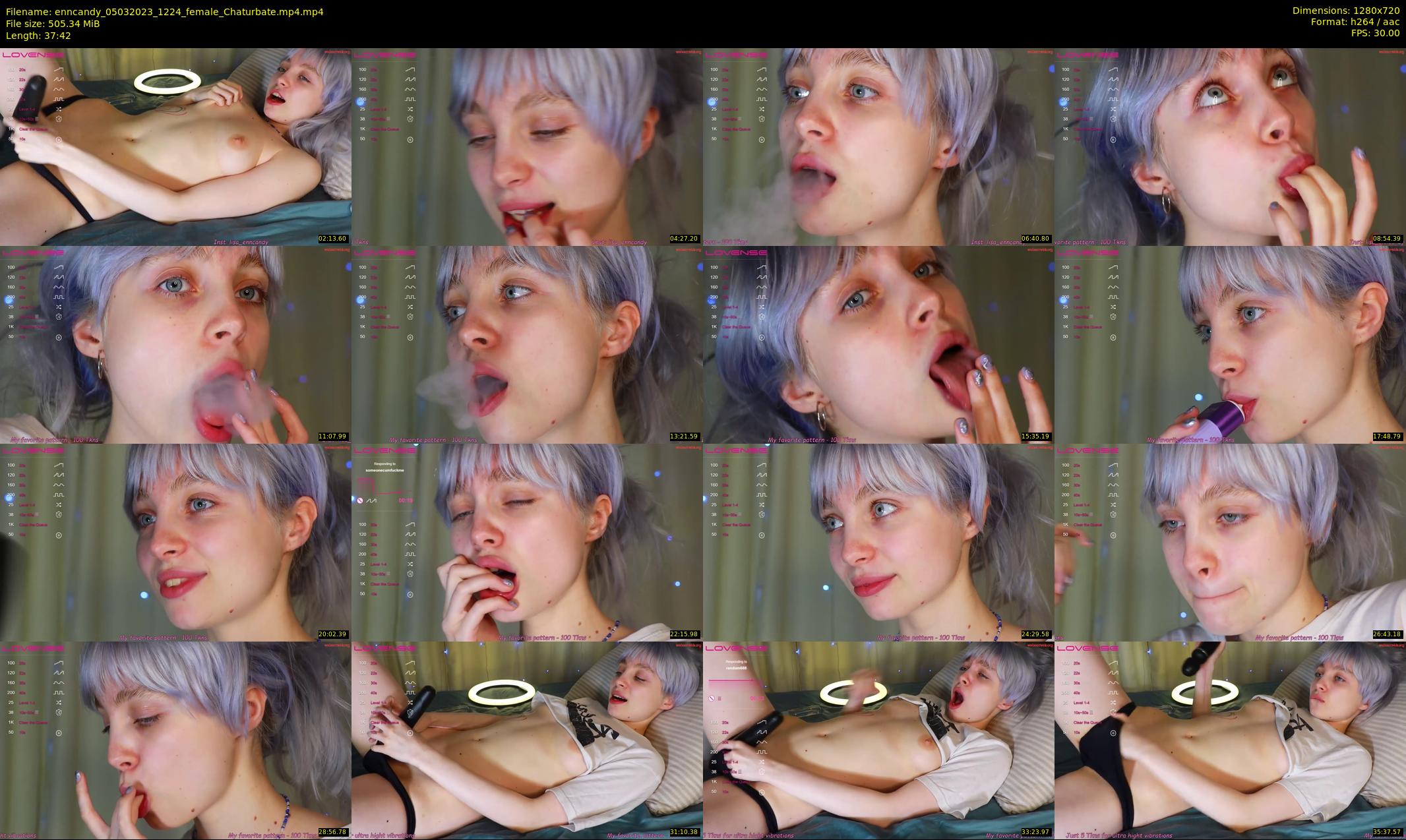 enncandy — 38 minute Chaturbate female cam show recording, 720p, Mar 5, 2023