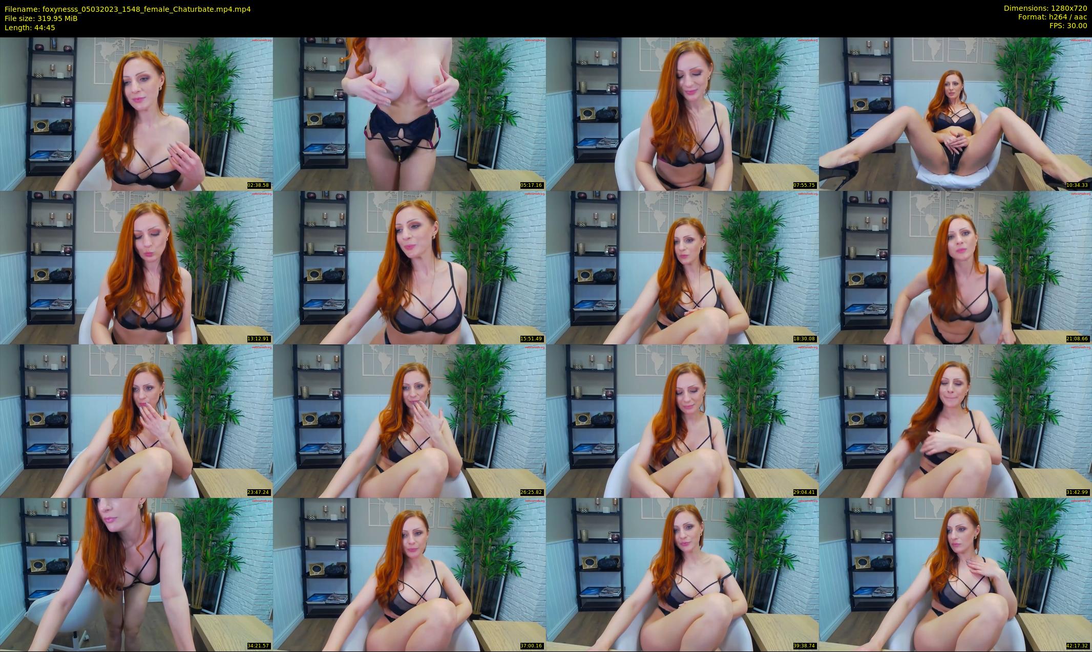 foxynesss — 45 minute Chaturbate female cam show recording, 720p, Mar 5, 2023