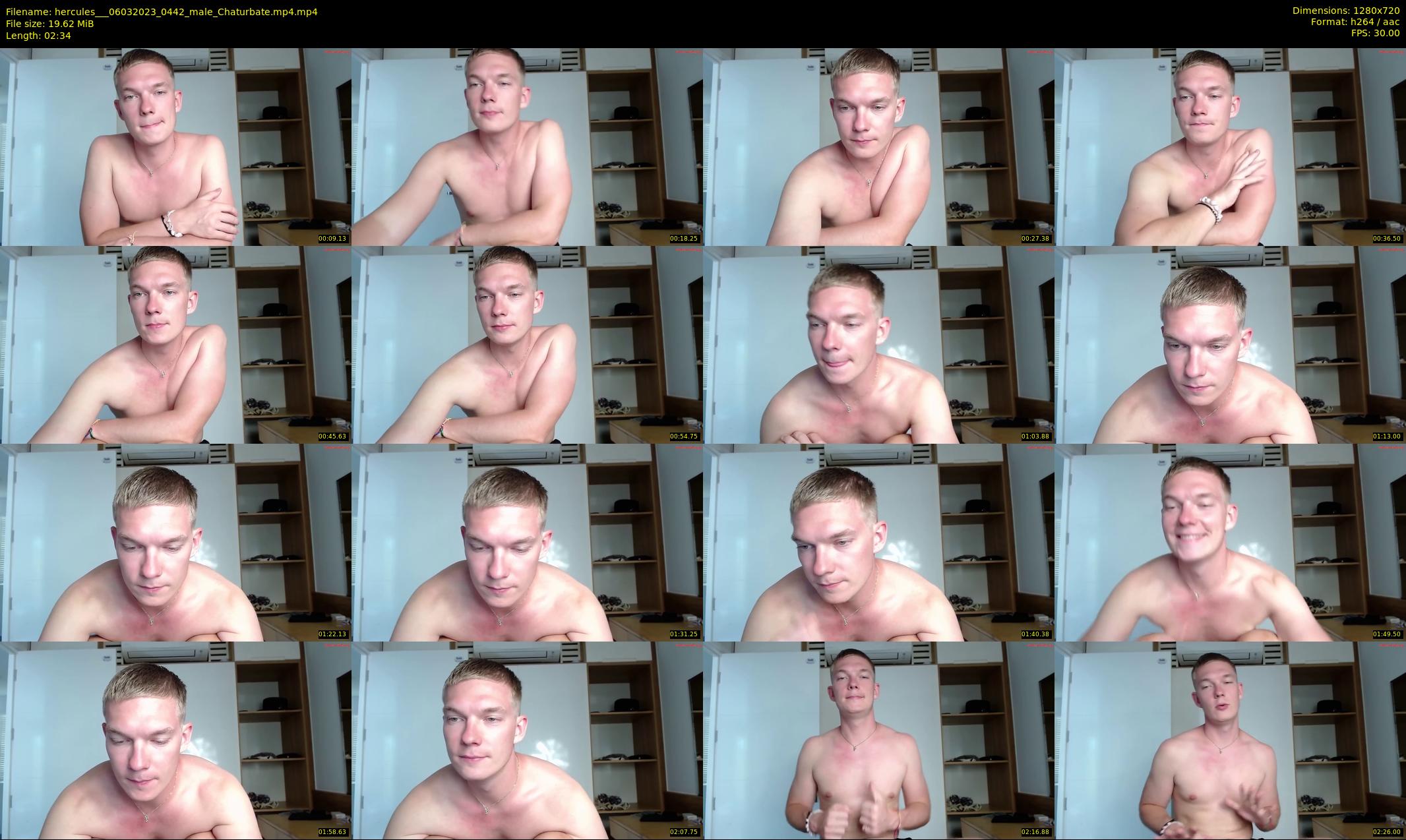 hercules__ — 3 minute Chaturbate male cam show recording, 720p, Mar 6, 2023