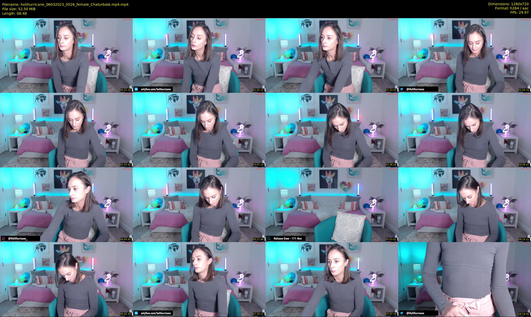 holihurricane — 9 minute Chaturbate female cam show recording, 720p, Mar 6, 2023