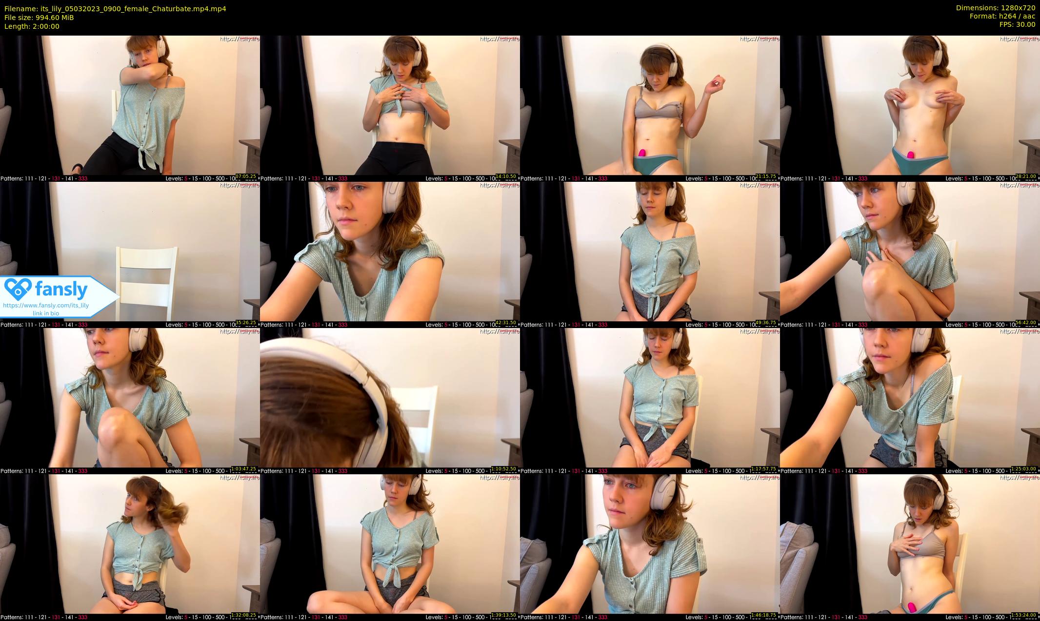 its_lily — 120 minute Chaturbate female cam show recording, 720p, Mar 5, 2023