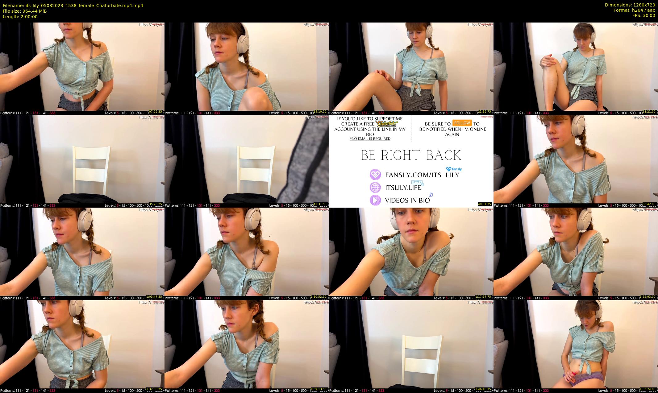 its_lily — 120 minute Chaturbate female cam show recording, 720p, Mar 5, 2023