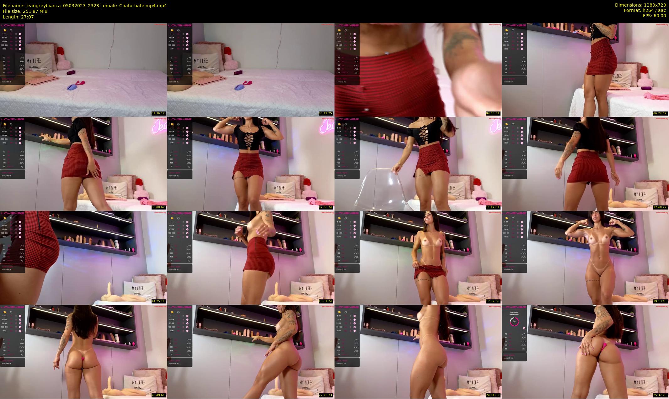 jeangreybianca — 28 minute Chaturbate female cam show recording, 720p, Mar 5, 2023