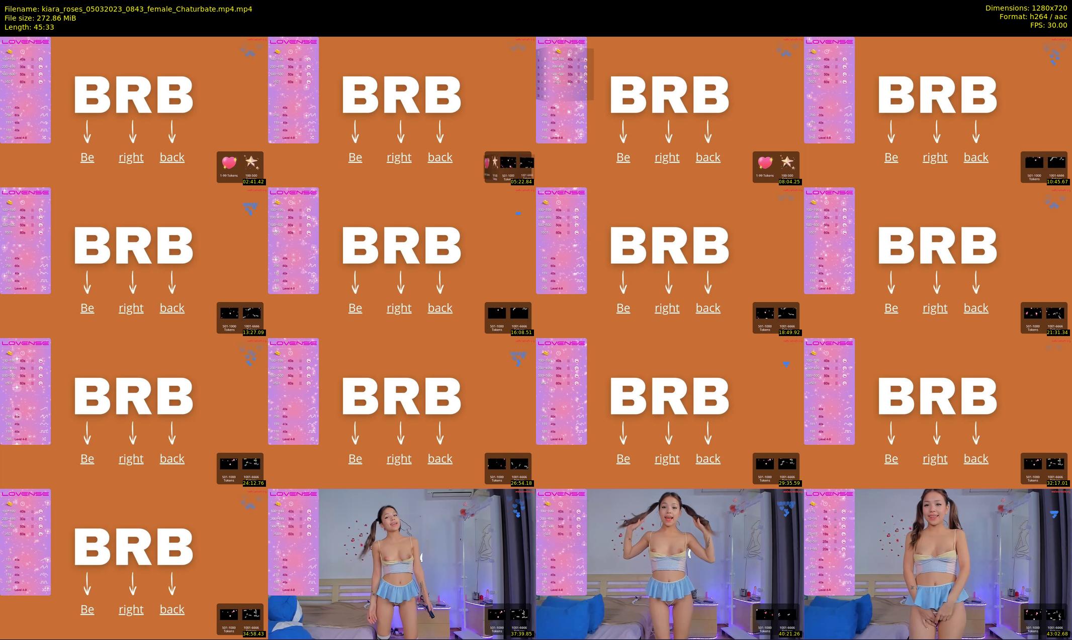 kiara_roses — 46 minute Chaturbate female cam show recording, 720p, Mar 5, 2023