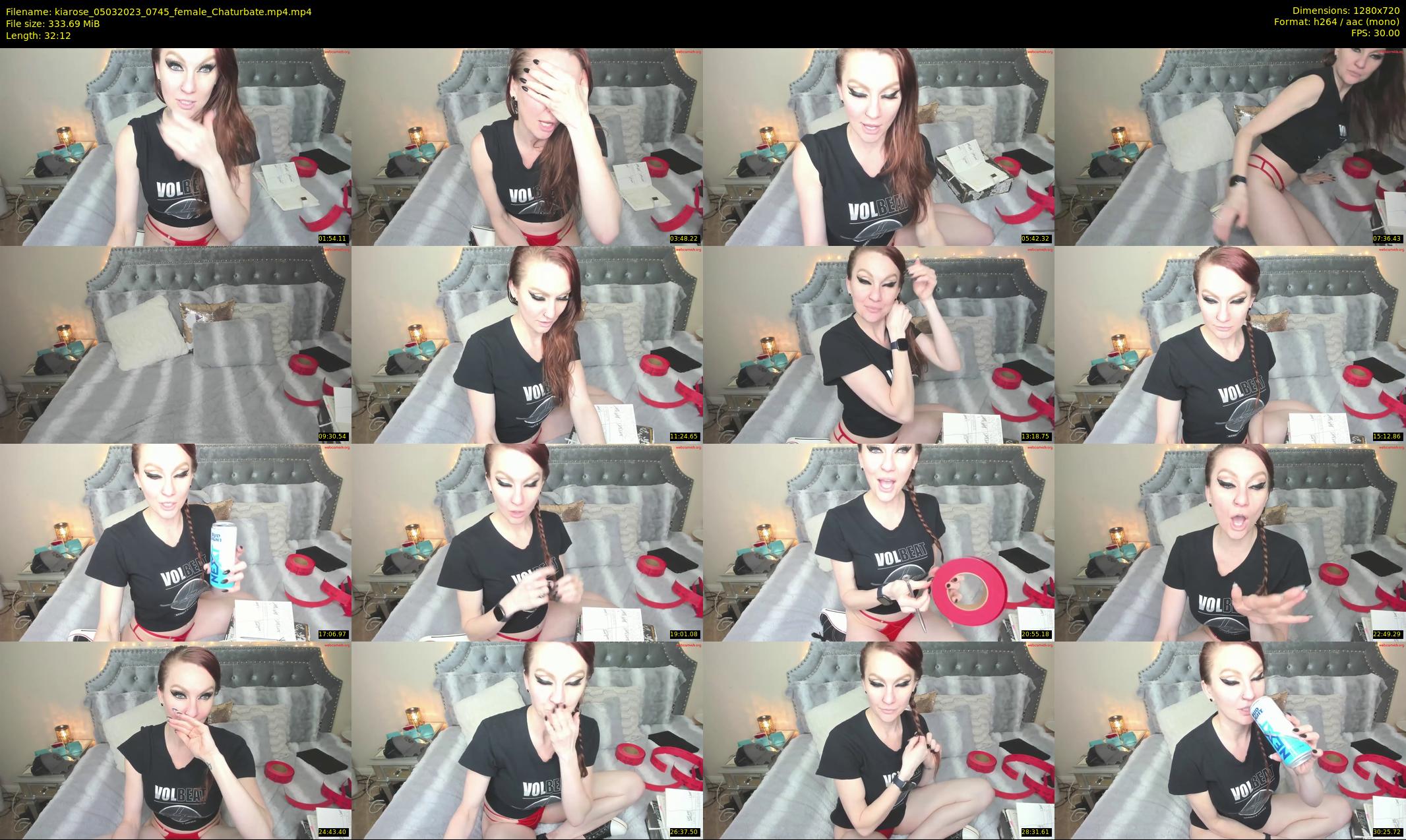 kiarose — 33 minute Chaturbate female cam show recording, 720p, Mar 5, 2023