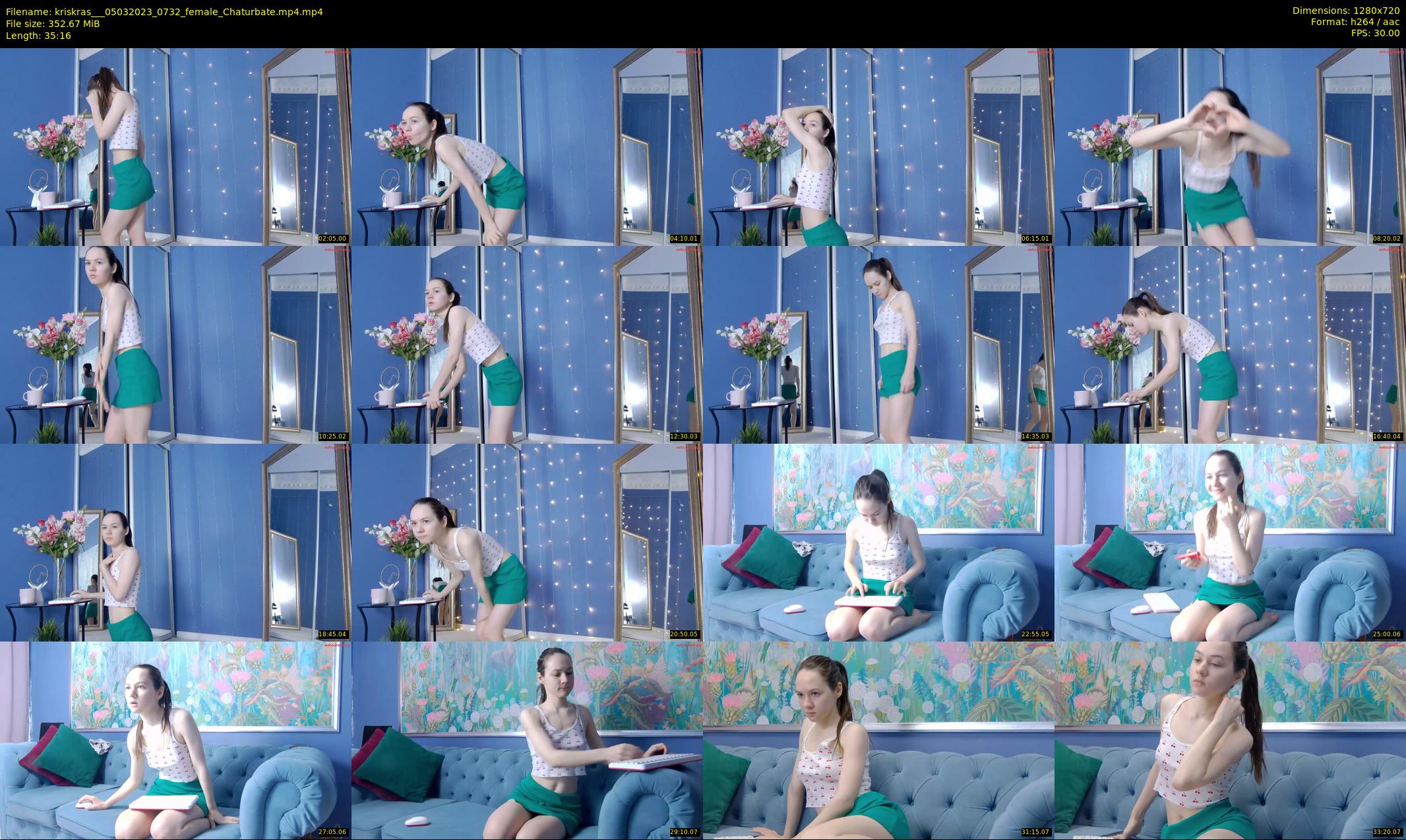 kriskras__ — 36 minute Chaturbate female cam show recording, 720p, Mar 5, 2023