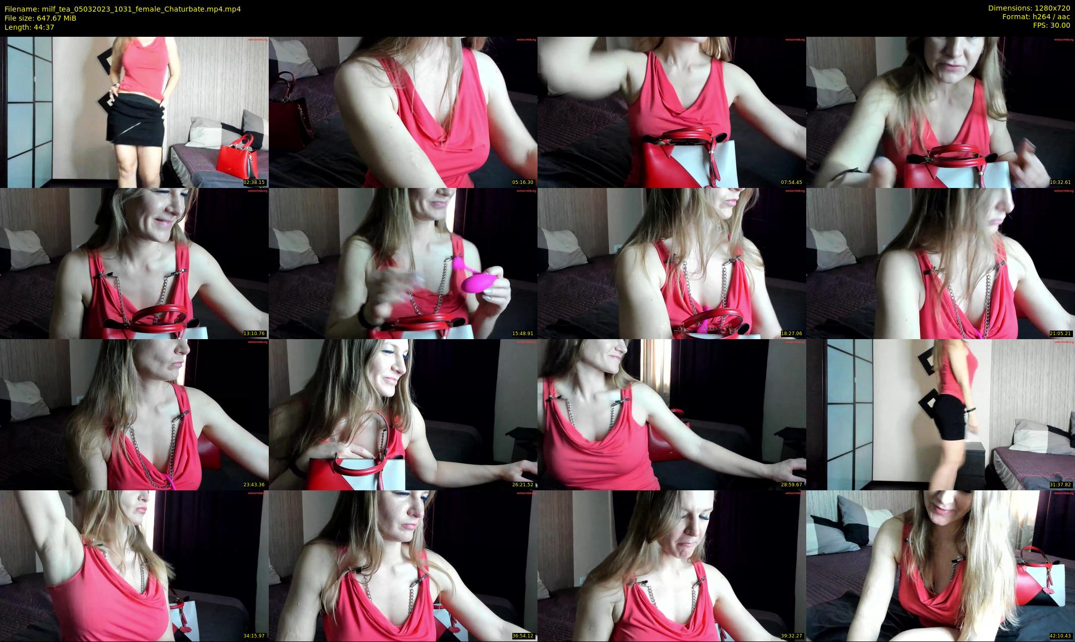 milf_tea — 45 minute Chaturbate female cam show recording, 720p, Mar 5, 2023