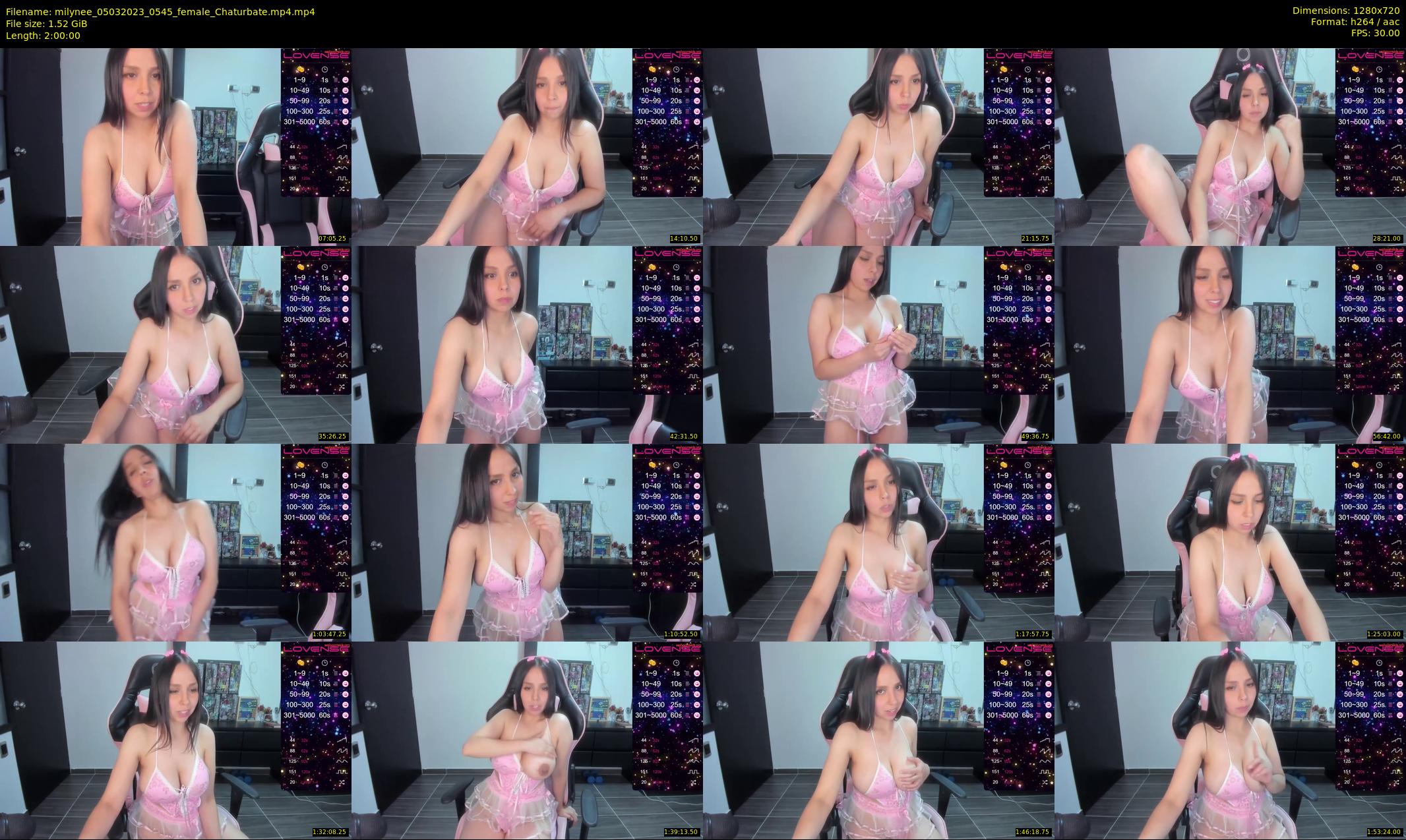 milynee — 120 minute Chaturbate female cam show recording, 720p, Mar 5, 2023