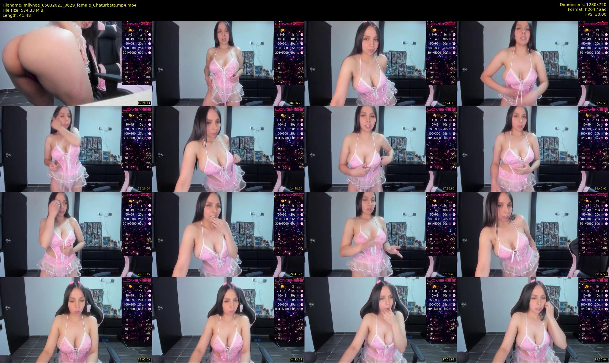 milynee — 42 minute Chaturbate female cam show recording, 720p, Mar 5, 2023