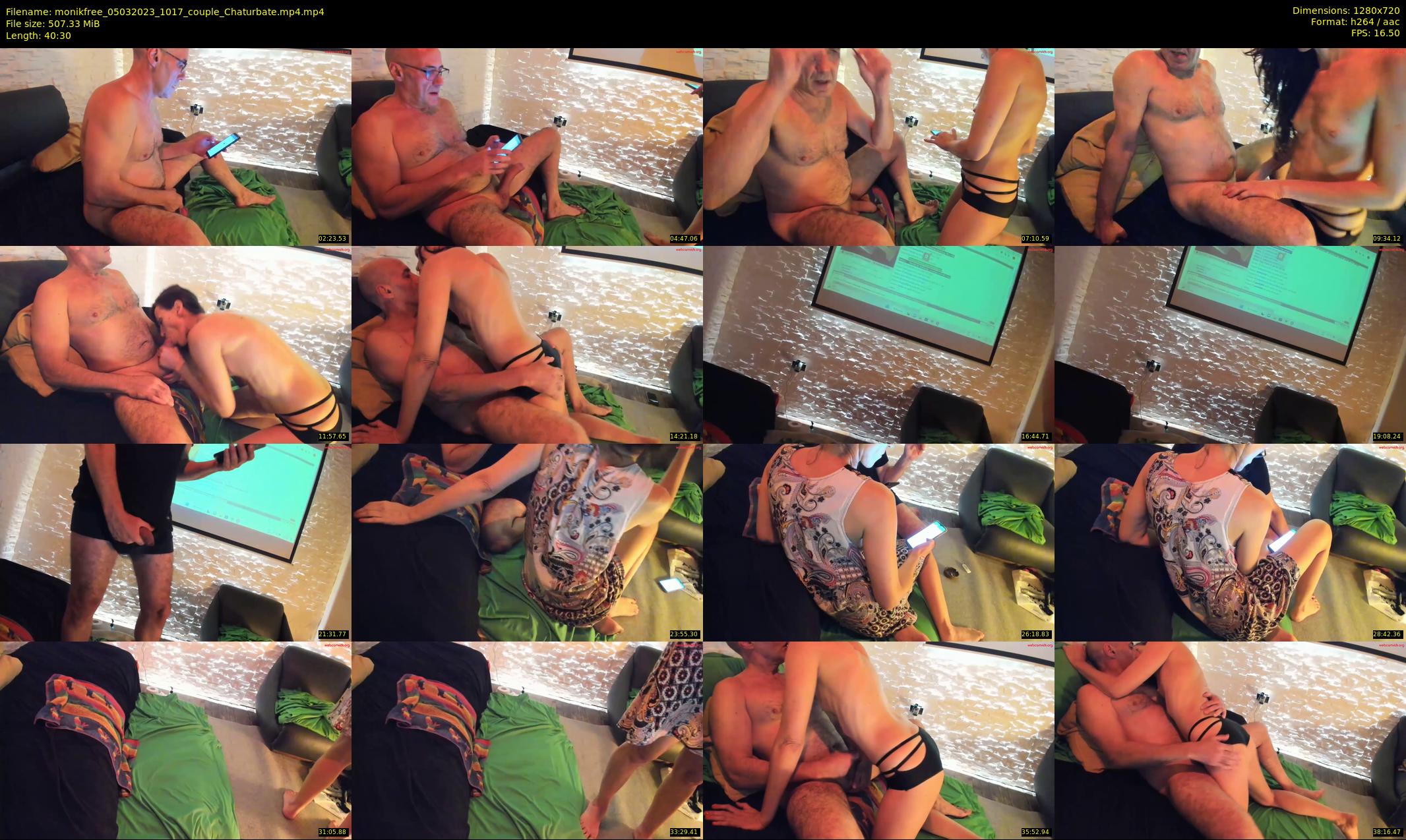 monikfree — 41 minute Chaturbate couple cam show recording, 720p, Mar 5, 2023